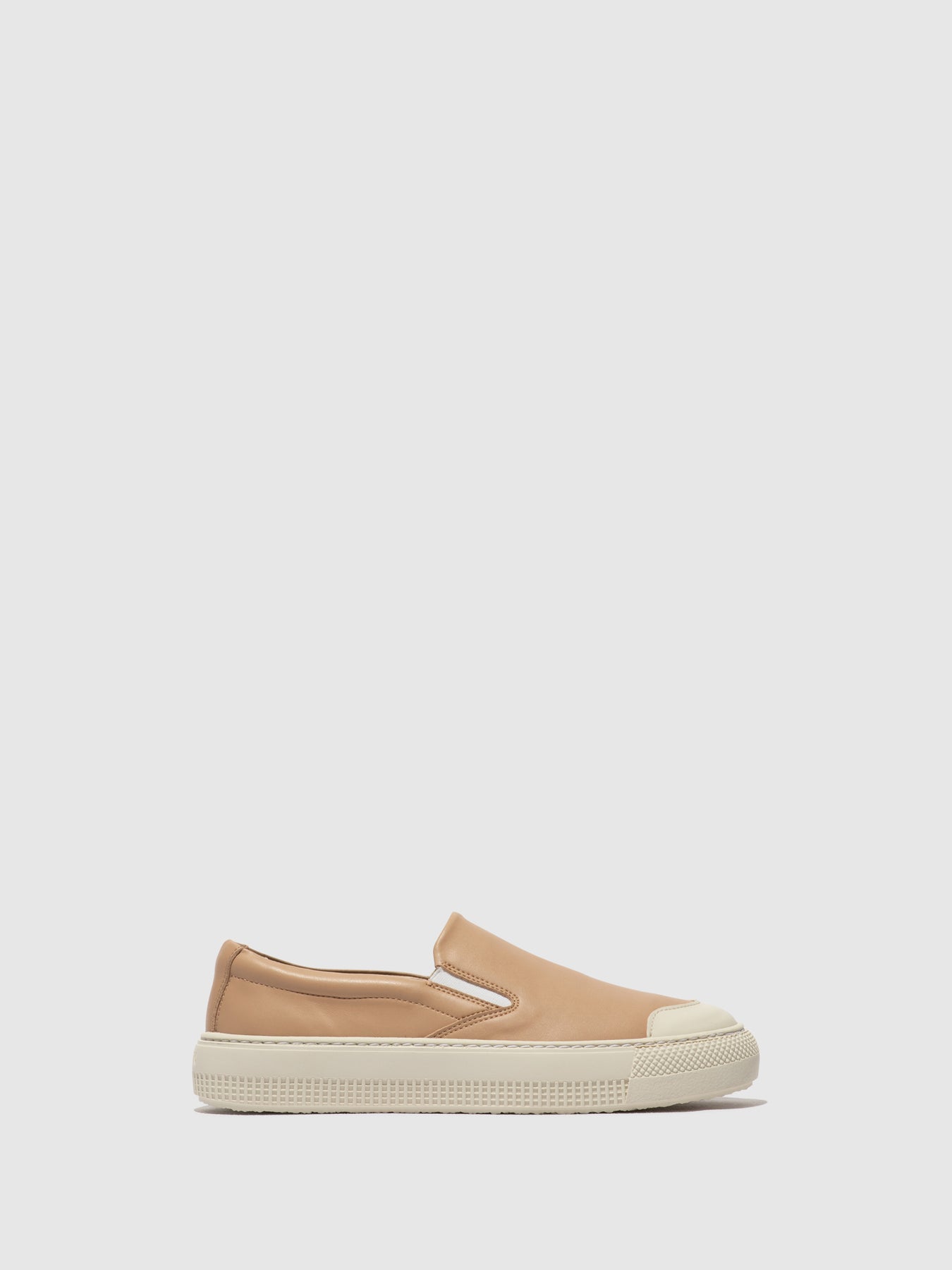 Nougat Fly London Slip-on Women\'s Sneakers | 127456ESA