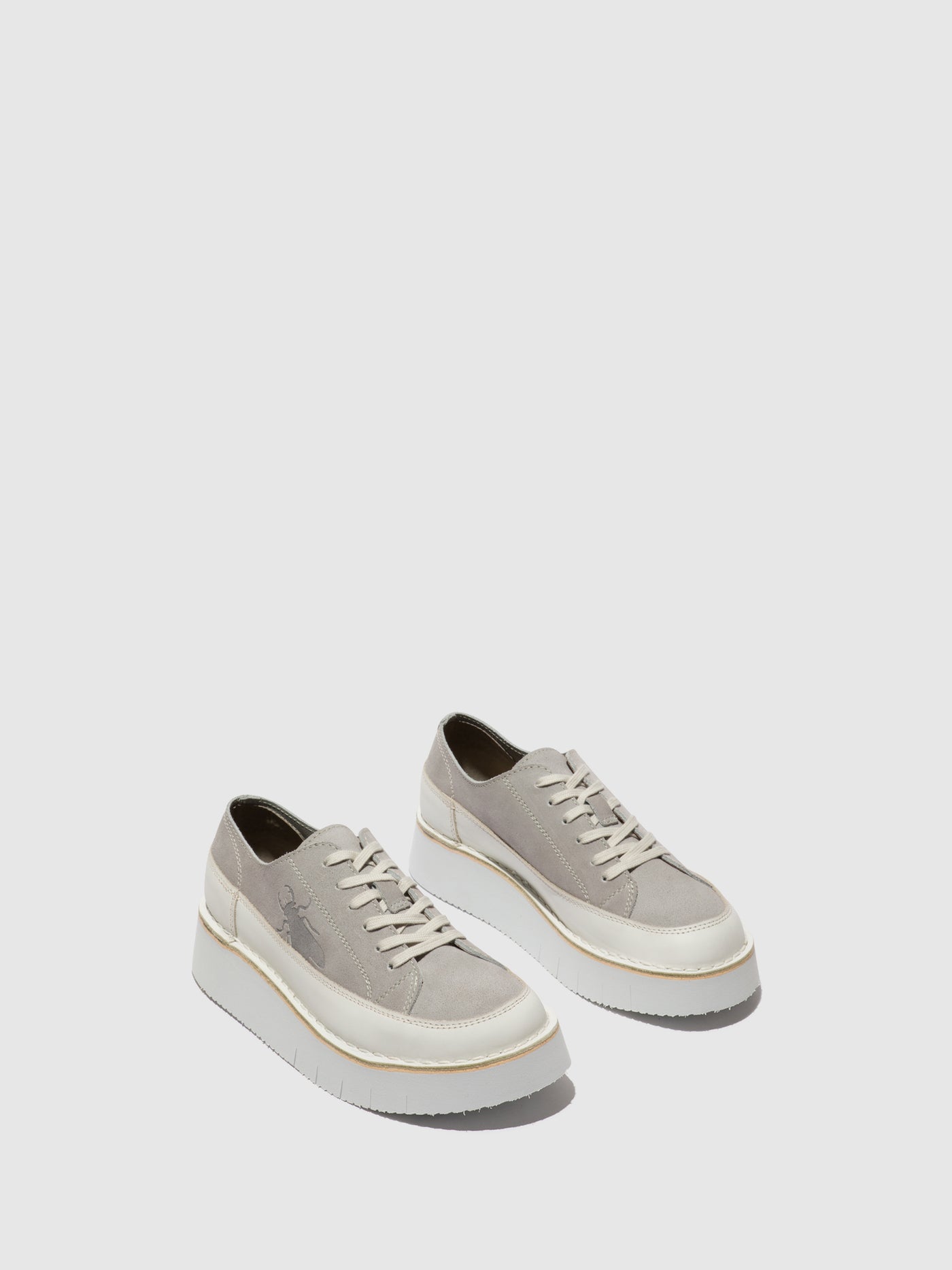 Offwhite/Cloud Fly London Lace-up Men's Sneakers | 072958ADE