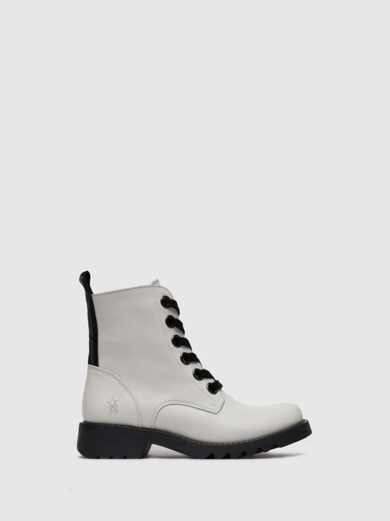 Offwhite Fly London Lace-up RUG Women\'s Ankle Boots | 637049DRB