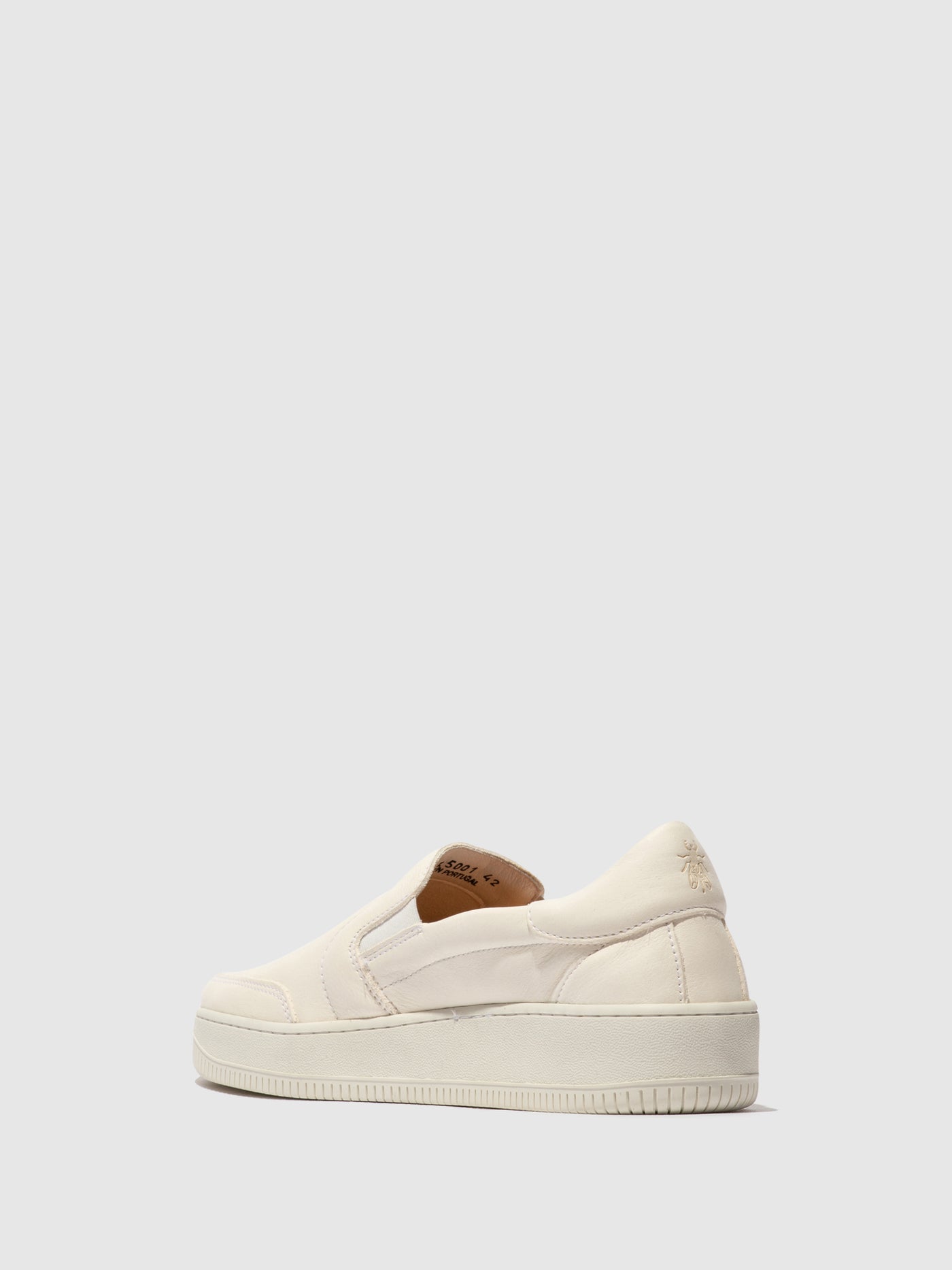 Offwhite Fly London Slip-on Men's Sneakers | 482951VXD