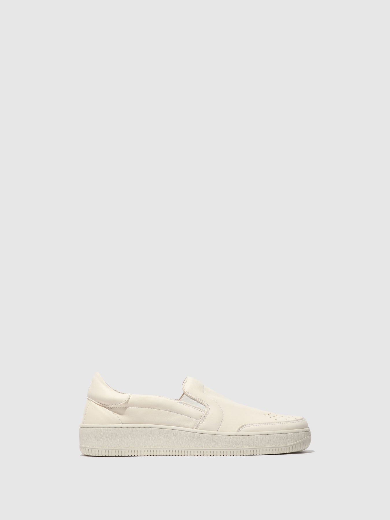 Offwhite Fly London Slip-on Men\'s Sneakers | 482951VXD