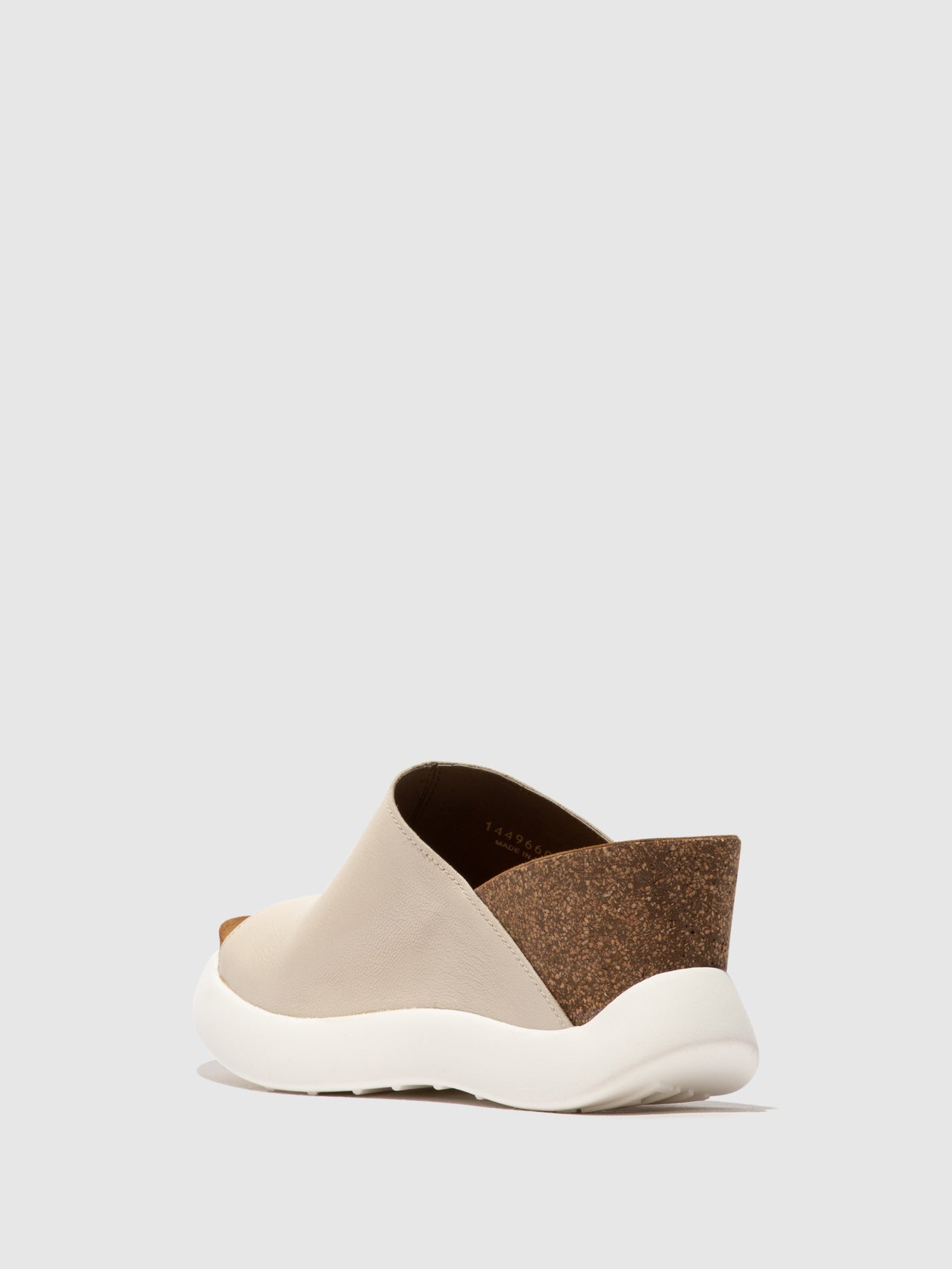 Offwhite Fly London Slip-on Women's Mules | 749320HKJ