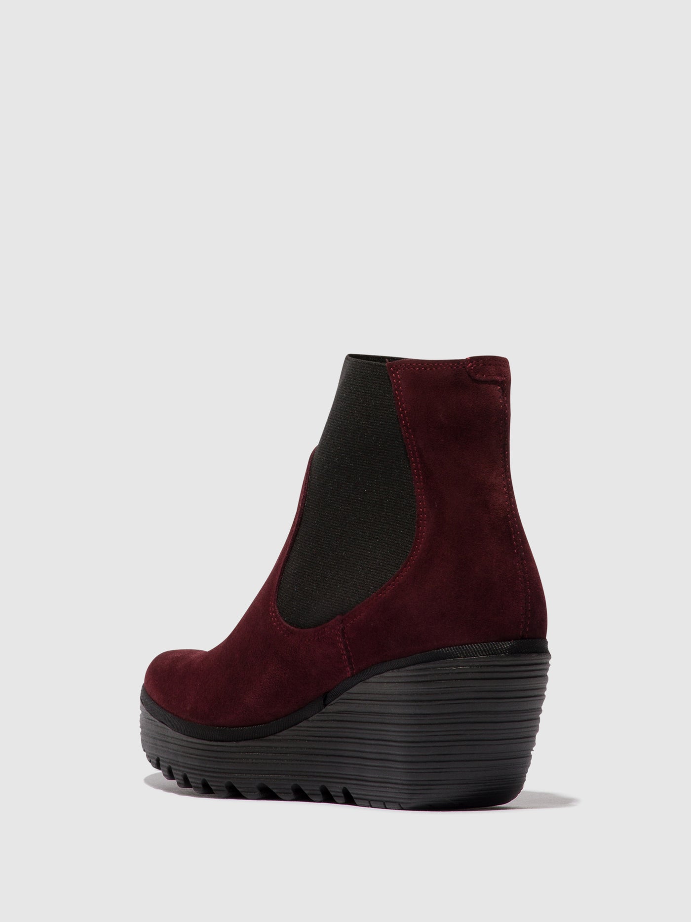 Oil Suede Wine Fly London Chelsea Boots Women's Ankle Boots | 451720TPW