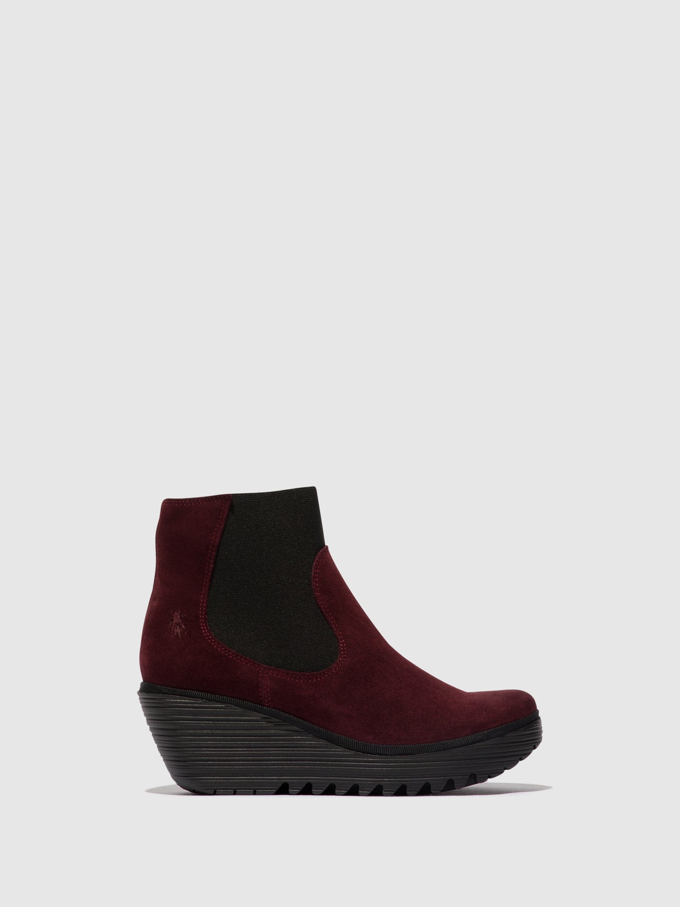 Oil Suede Wine Fly London Chelsea Boots Women\'s Ankle Boots | 451720TPW