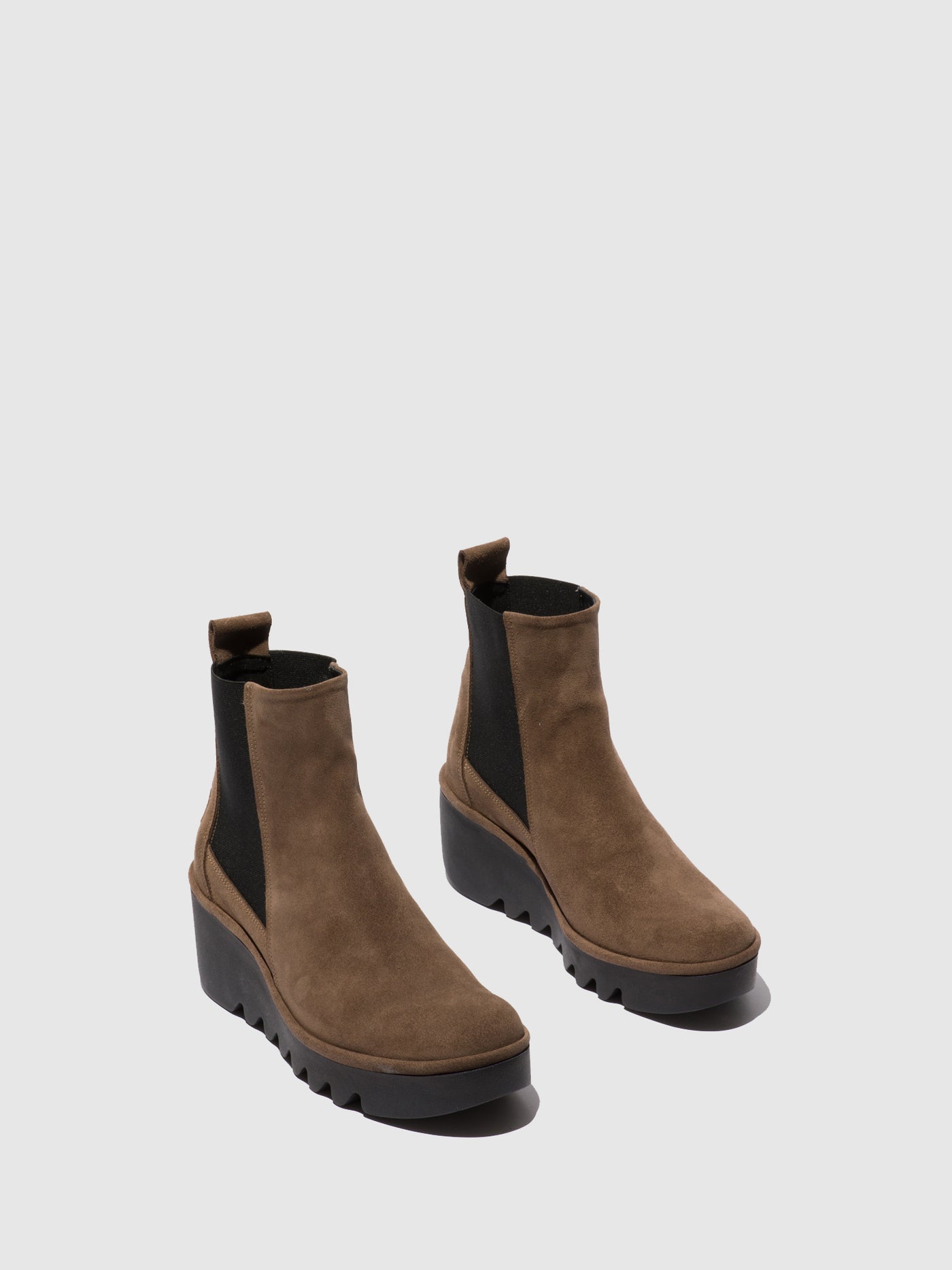 Oilsuede Taupe Fly London Chelsea Boots Women's Ankle Boots | 083765BXH
