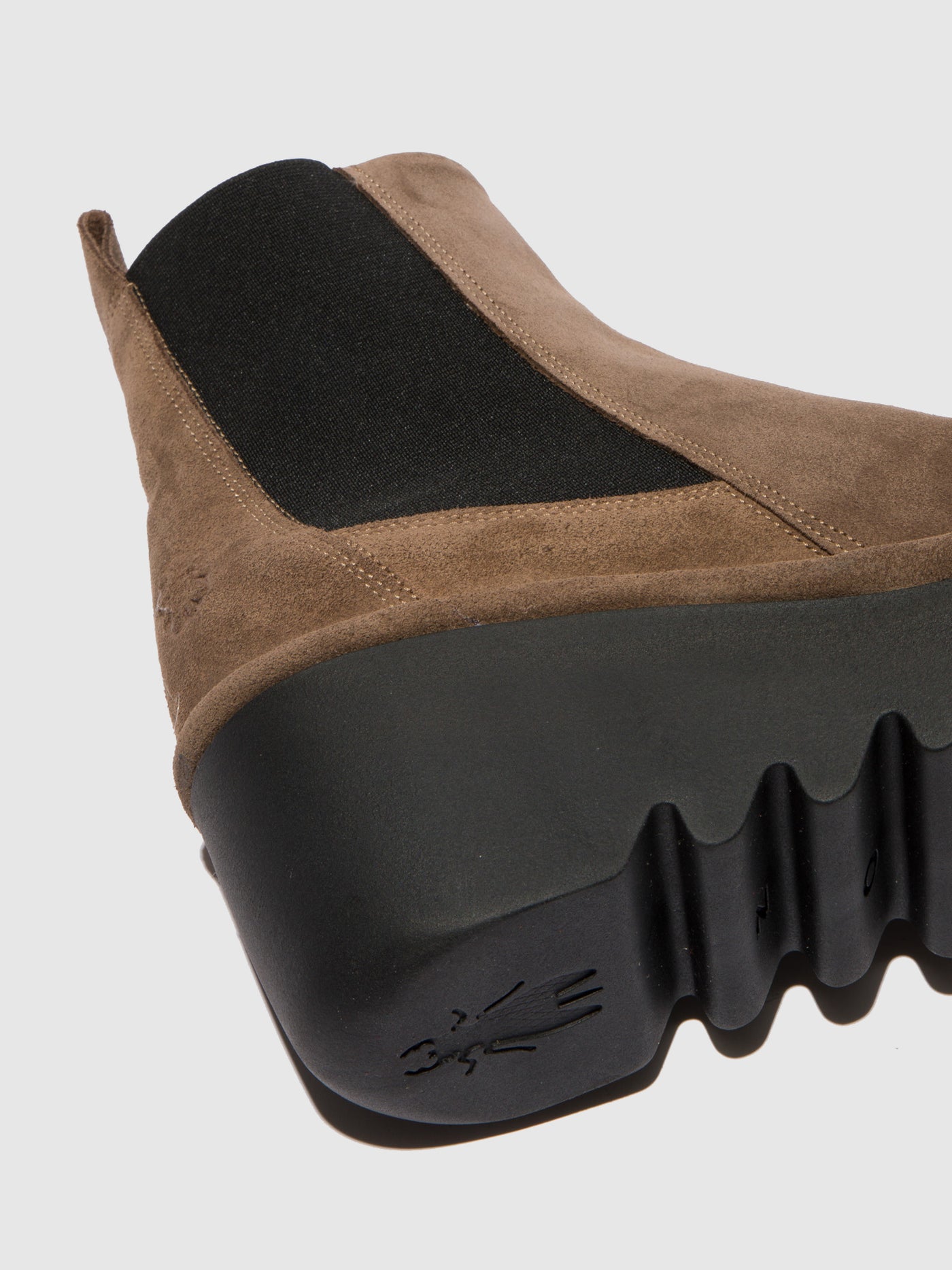 Oilsuede Taupe Fly London Chelsea Boots Women's Ankle Boots | 083765BXH