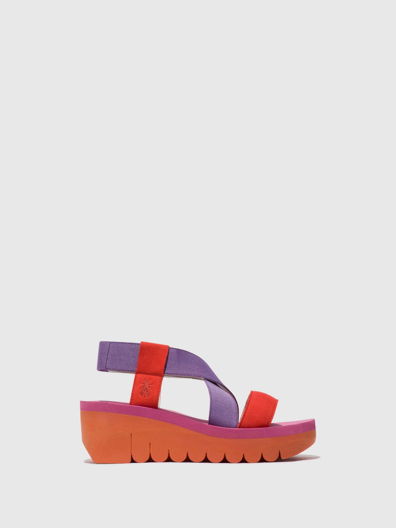 Orange (Viola) Fly London Sling-Back Sandals Women\'s Sandals | 694258THI