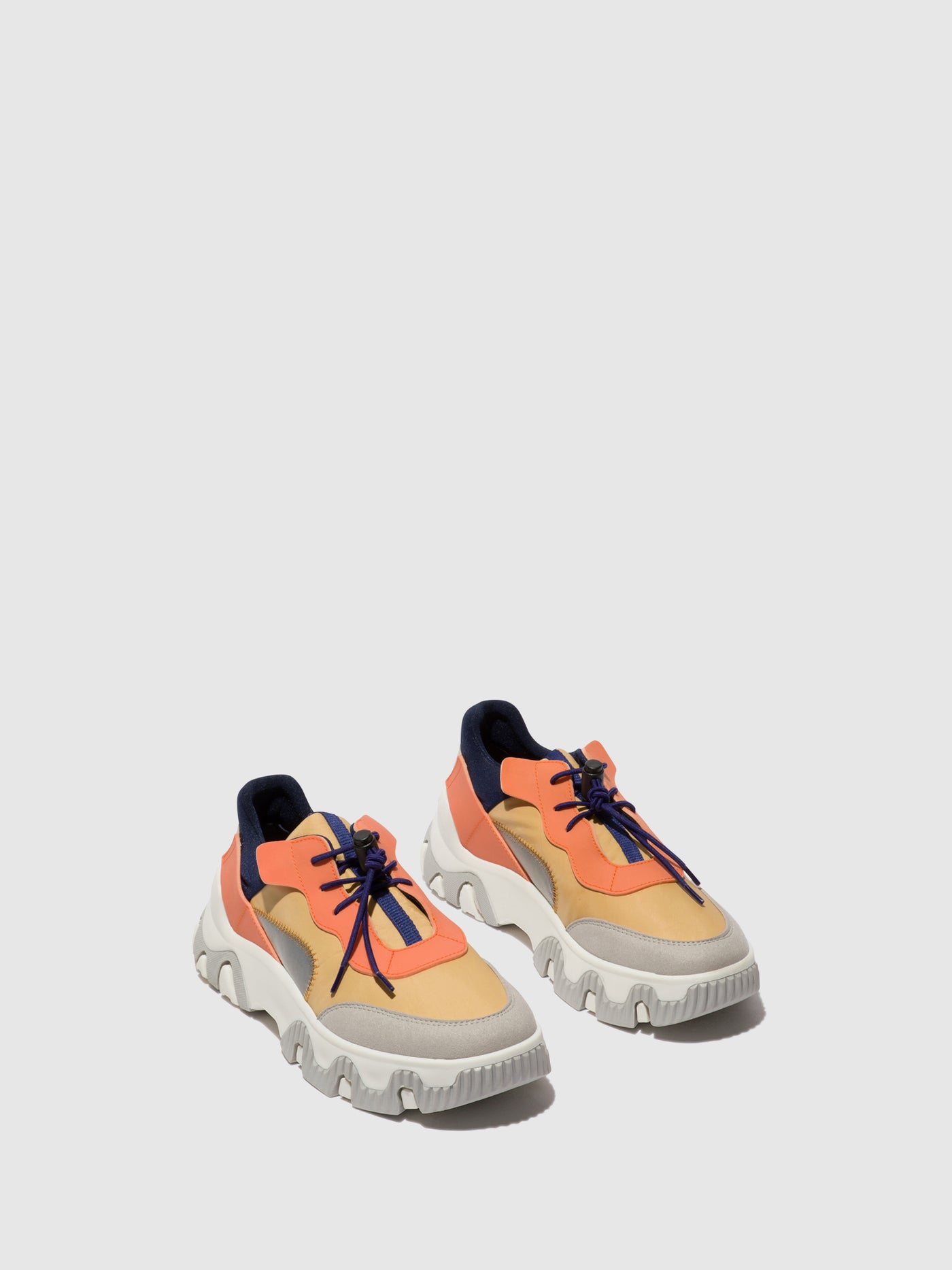 Peach Fly London Elasticated Women's Sneakers | 045817IRD
