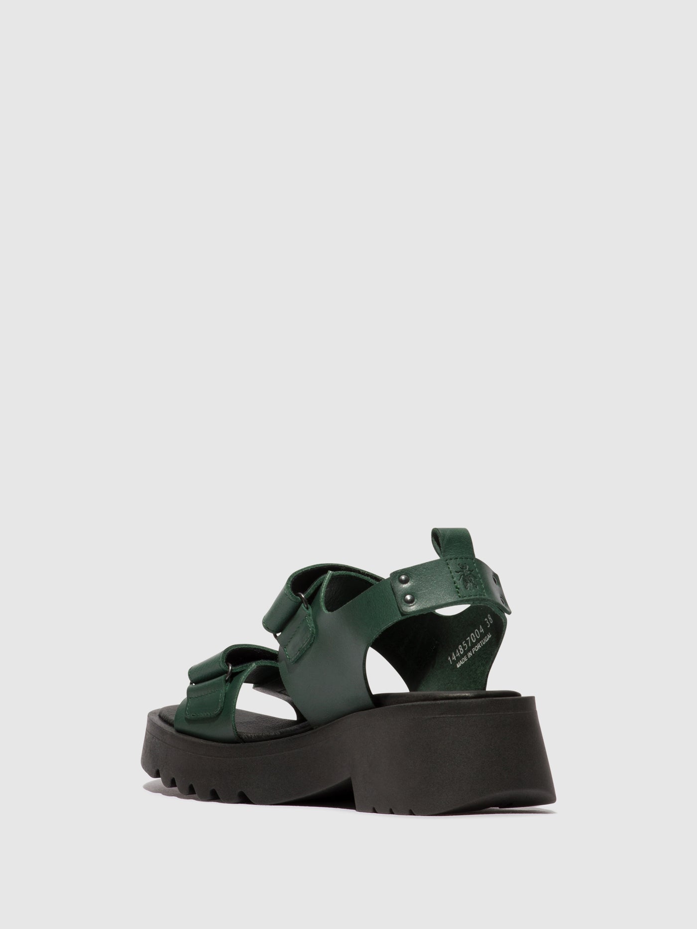 Petrol Fly London Velcro Women's Sandals | 432695GRY
