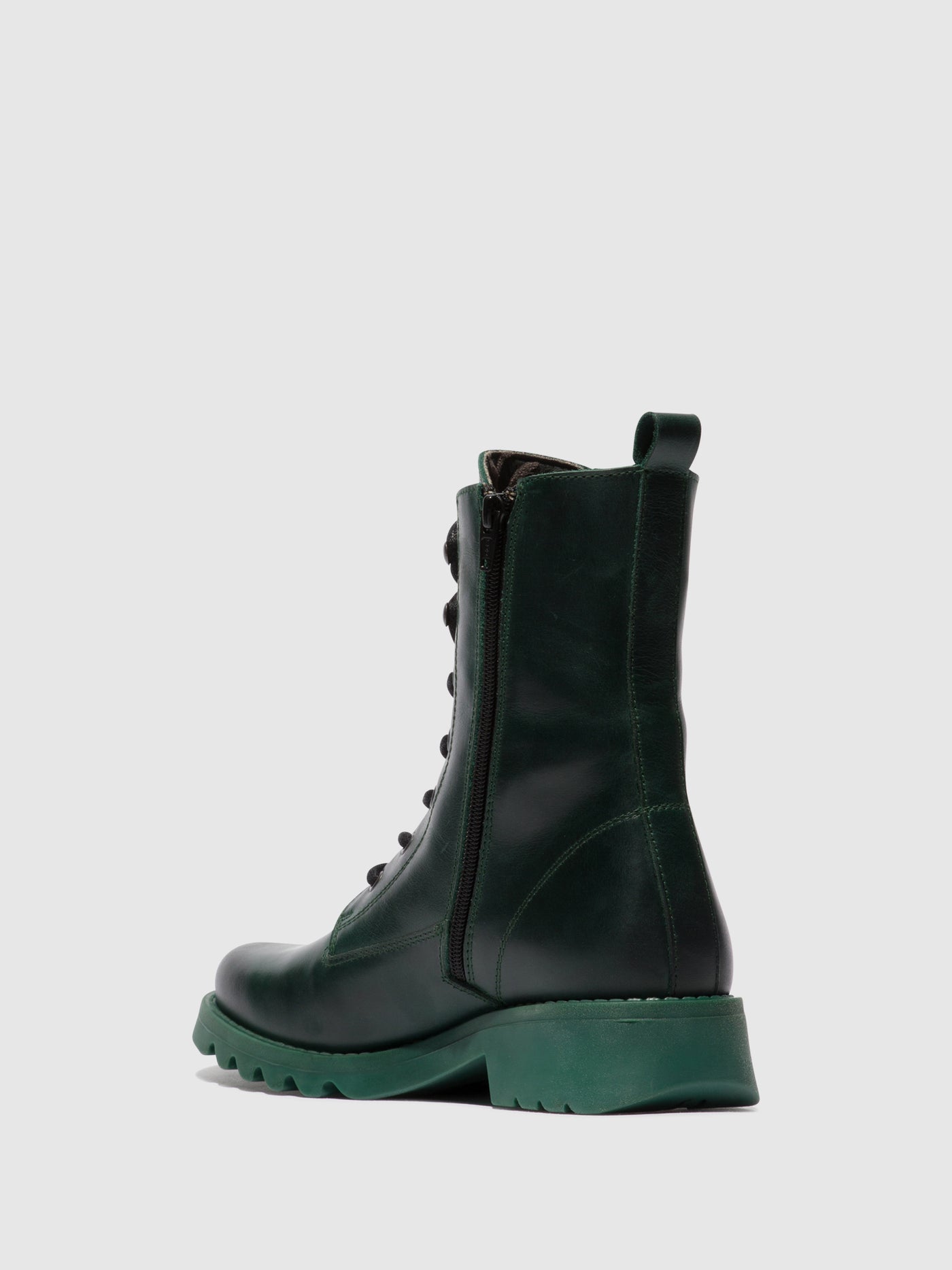Petrol (Petrol Sole) Fly London Lace-up Boots Women's Ankle Boots | 190268ZLK
