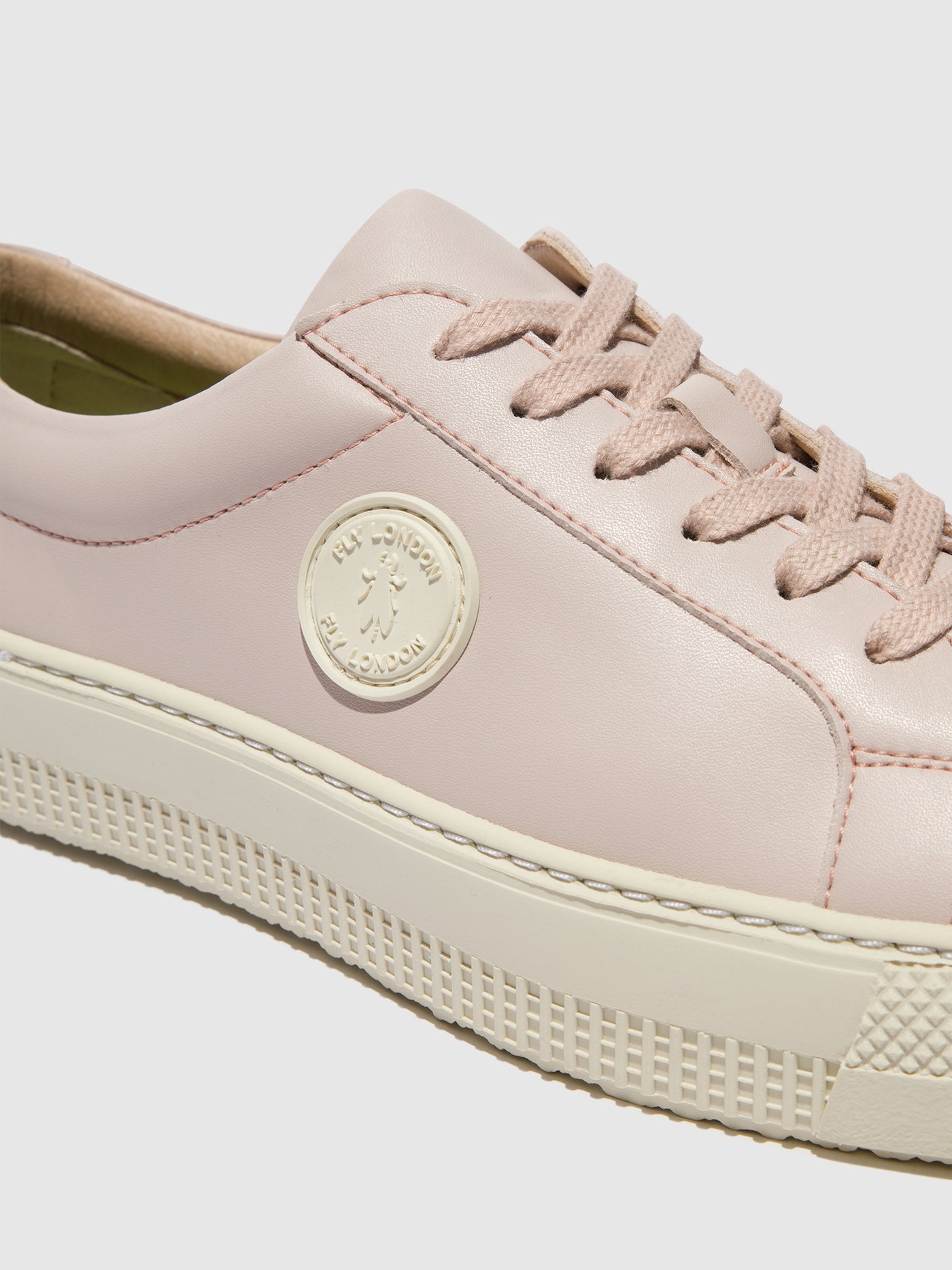 Pink Fly London Lace-up Men's Sneakers | 126475QRU