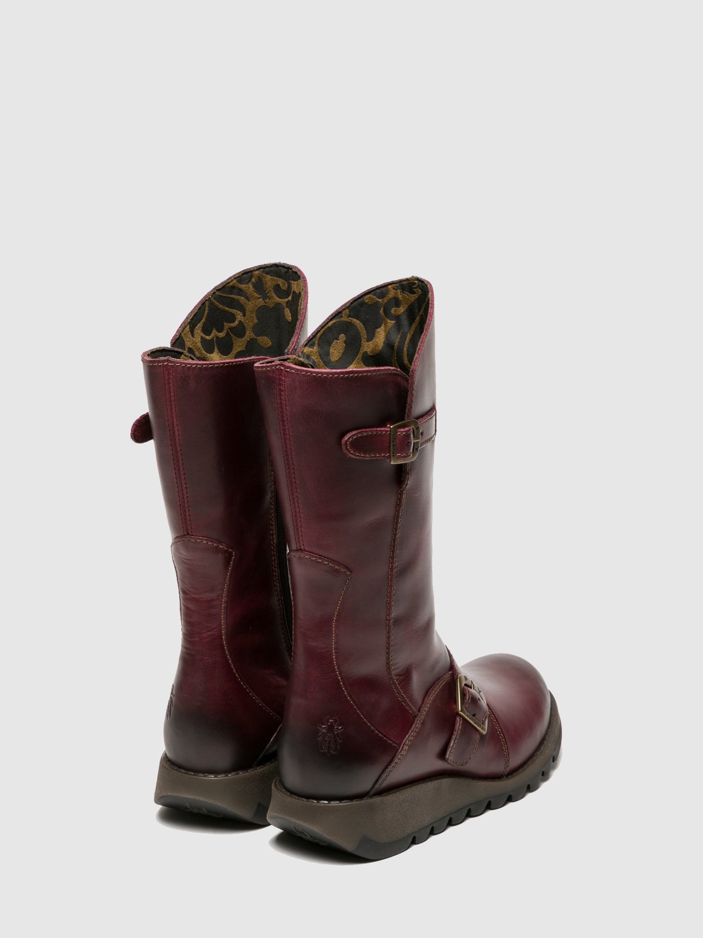 Purple Fly London Buckle MES 2 Women's Boots | 846307HTF