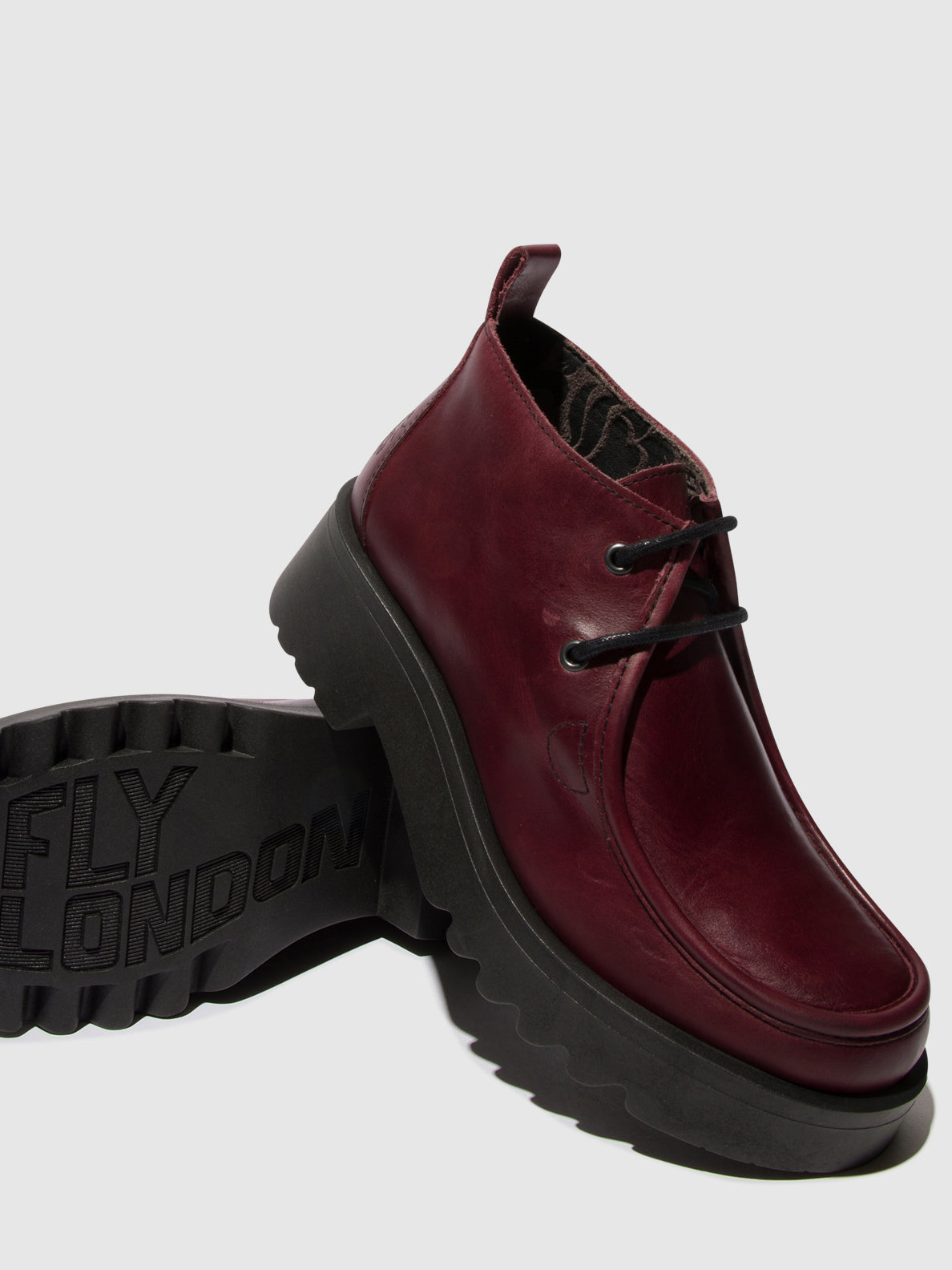 Purple Fly London Lace-up Boots Women's Lace Up Shoes | 128576KCS