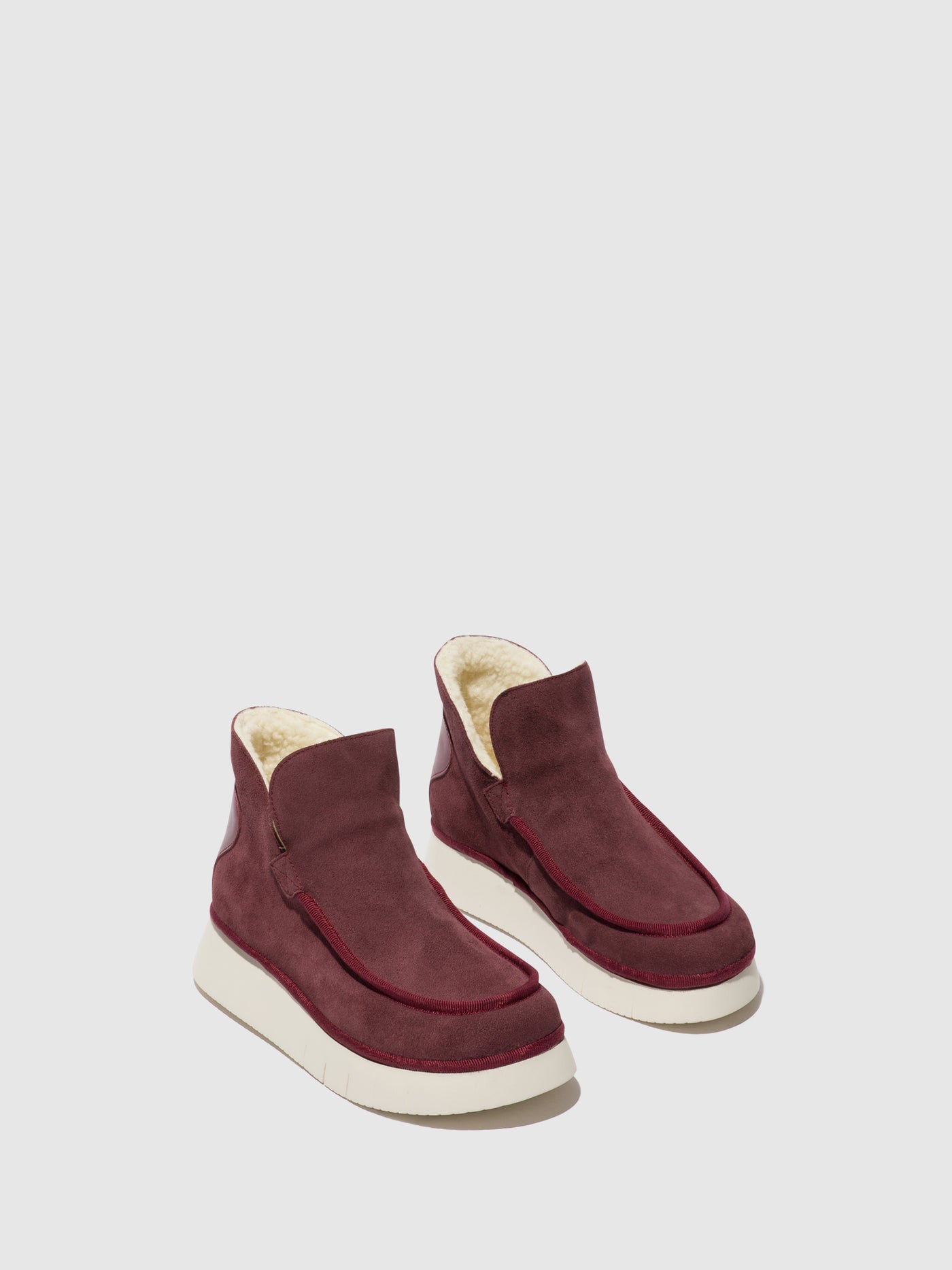 Purple Fly London Round Toe Women's Ankle Boots | 017453ZLQ