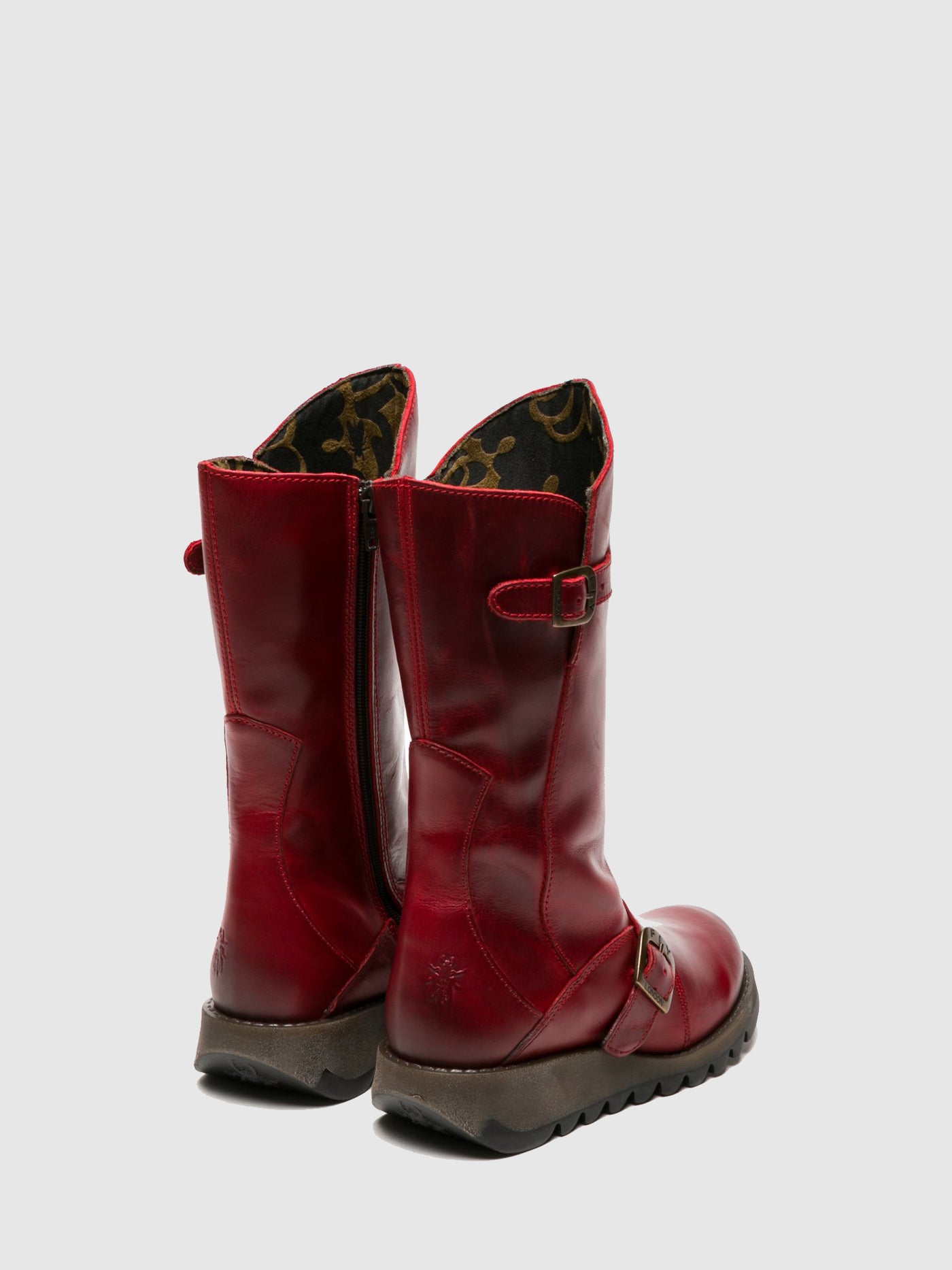 Red Fly London Buckle Boots MES 2 Women's Boots | 813976SDJ
