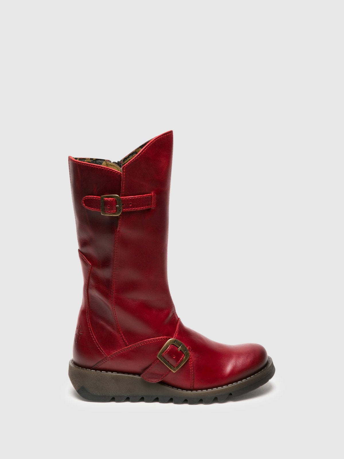 Red Fly London Buckle Boots MES 2 Women\'s Boots | 813976SDJ