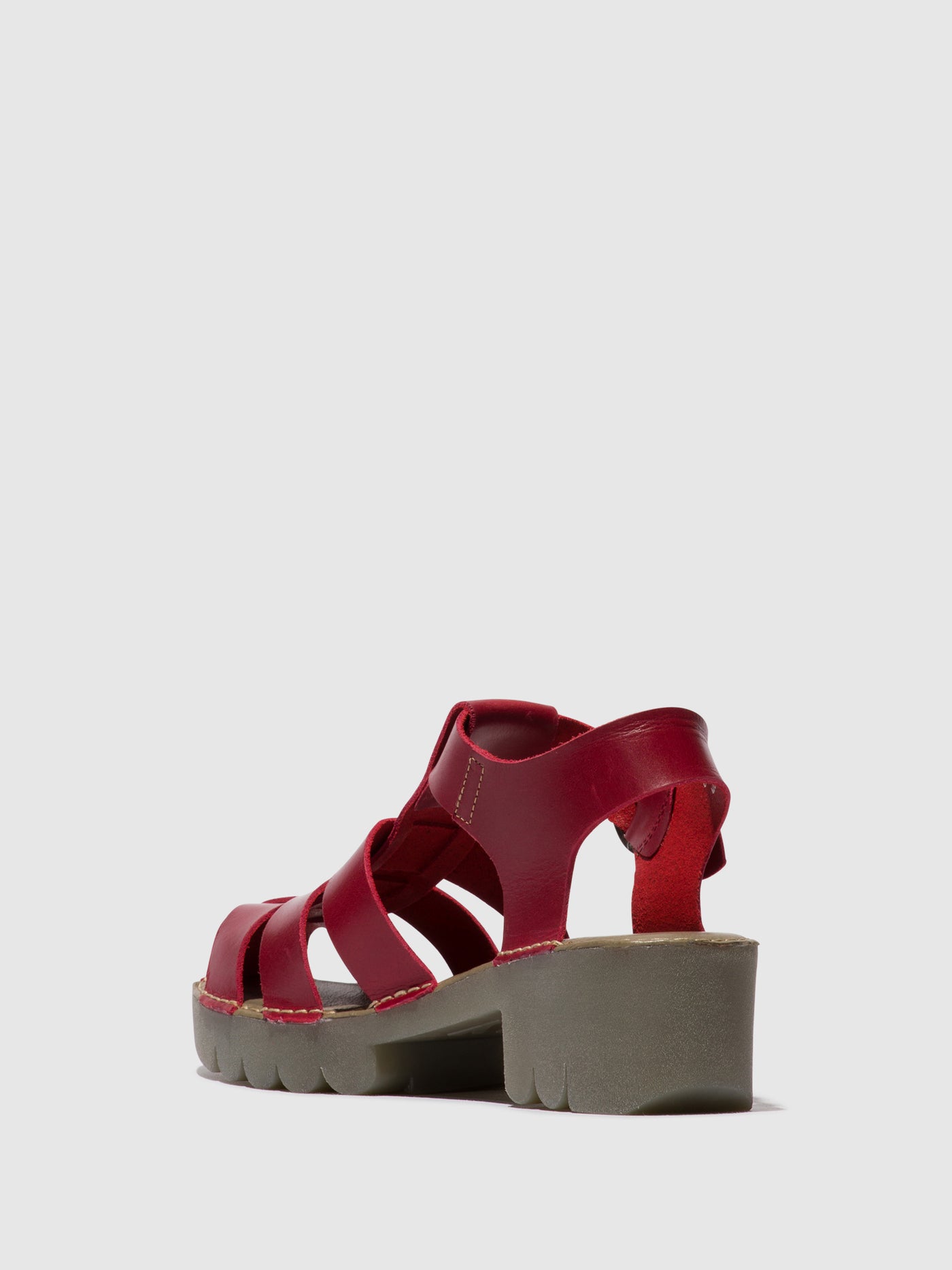 Red Fly London T-Strap Sandals Women's Sandals | 069485SDM
