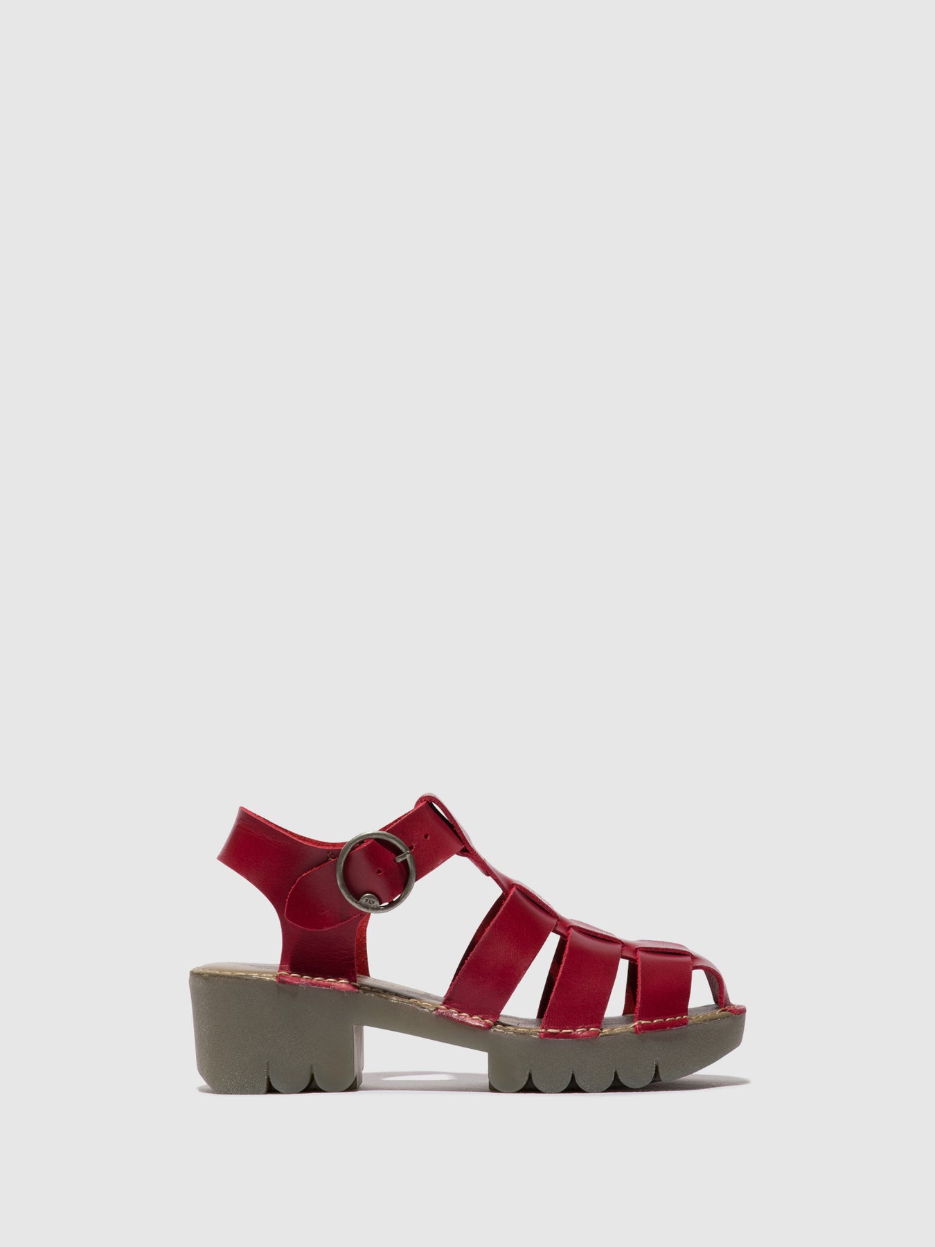 Red Fly London T-Strap Sandals Women\'s Sandals | 069485SDM