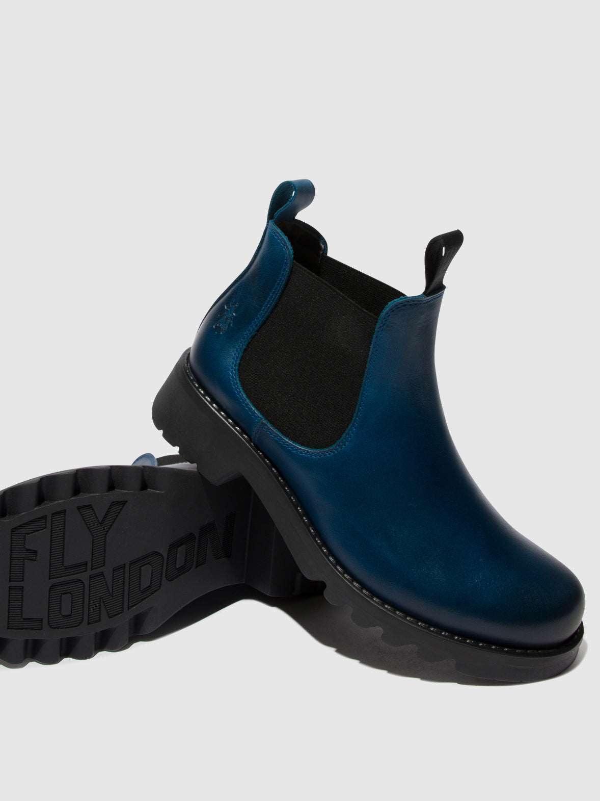 Royal Blue (Black Sole) Fly London Chelsea Boots Women's Ankle Boots | 102689TGX