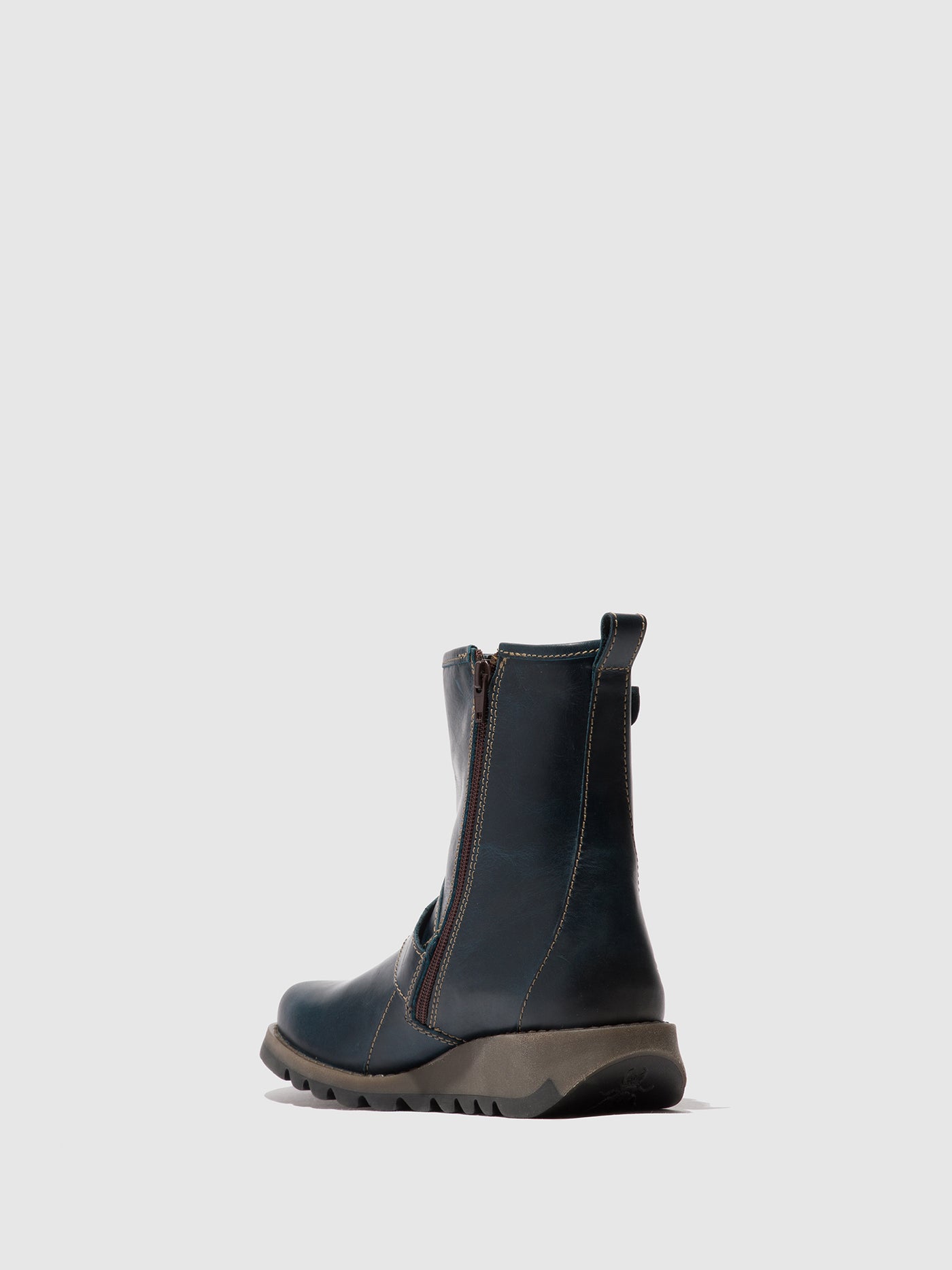 Royal Blue Fly London Buckle Boots Women's Ankle Boots | 916570LOV