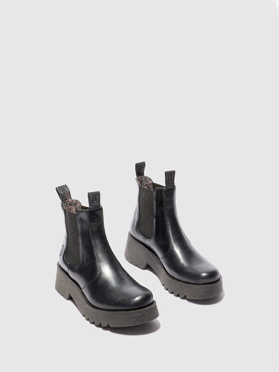 Rug Black Fly London Chelsea Boots Women's Ankle Boots | 609312KCP