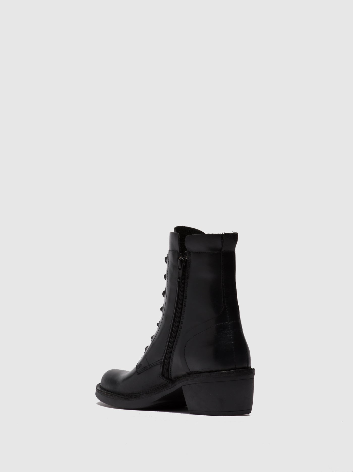 Rug Black Fly London Lace-up Boots Women's Ankle Boots | 780293MEG