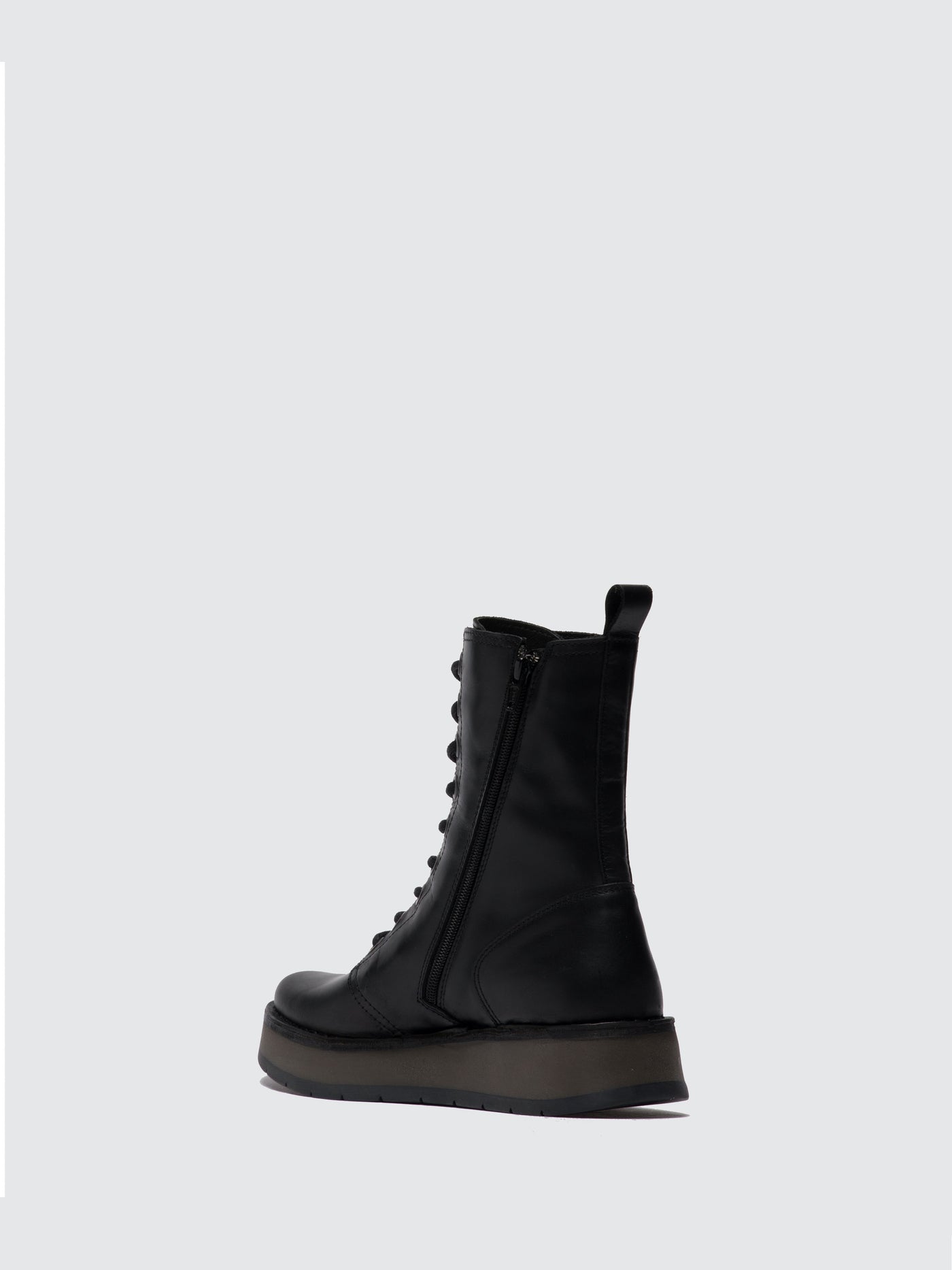 Rug Black Fly London Lace-up Boots Women's Ankle Boots | 983604PQL