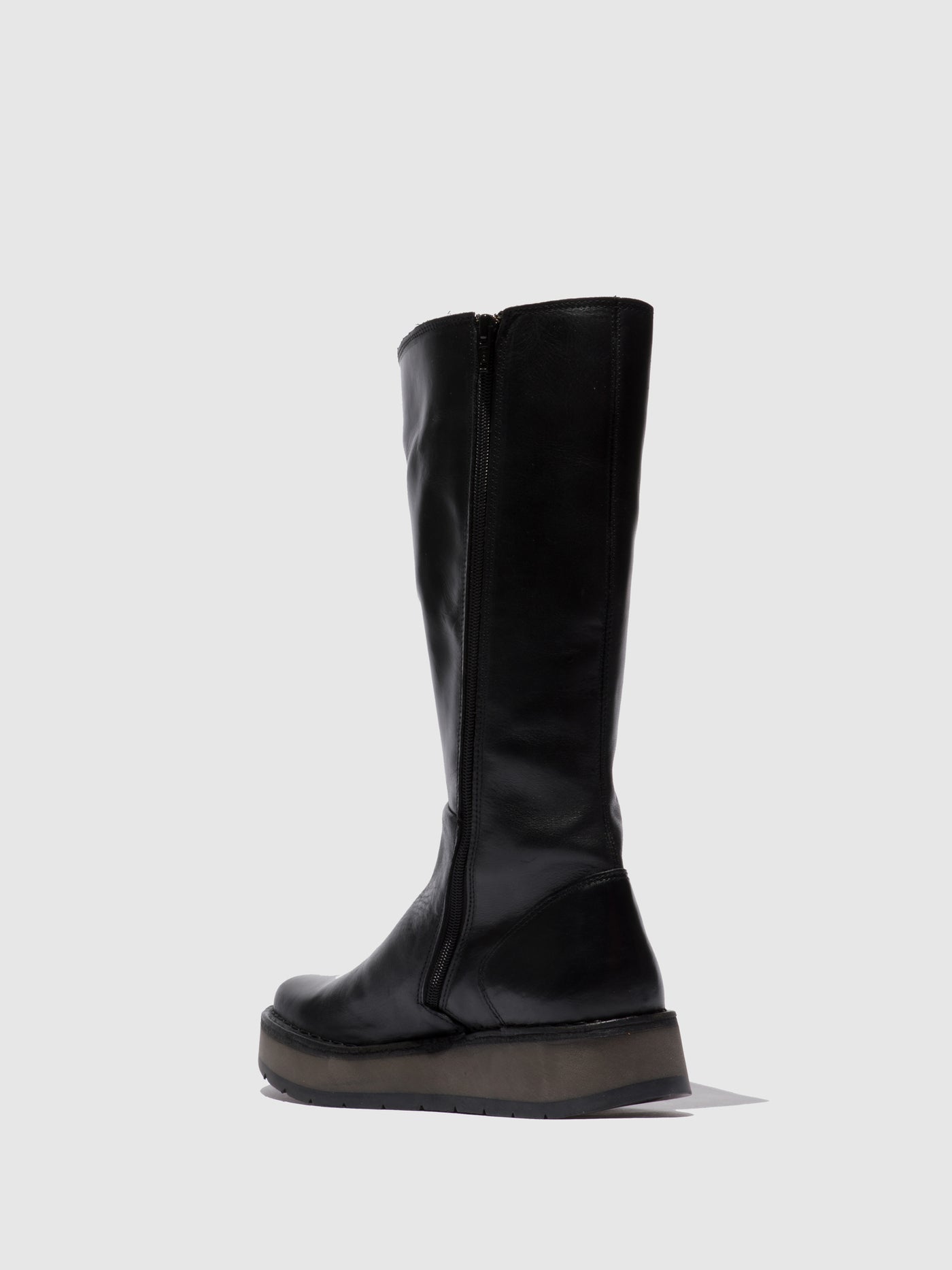 Rug Black Fly London Zip Up Boots Women's Boots | 891356MST