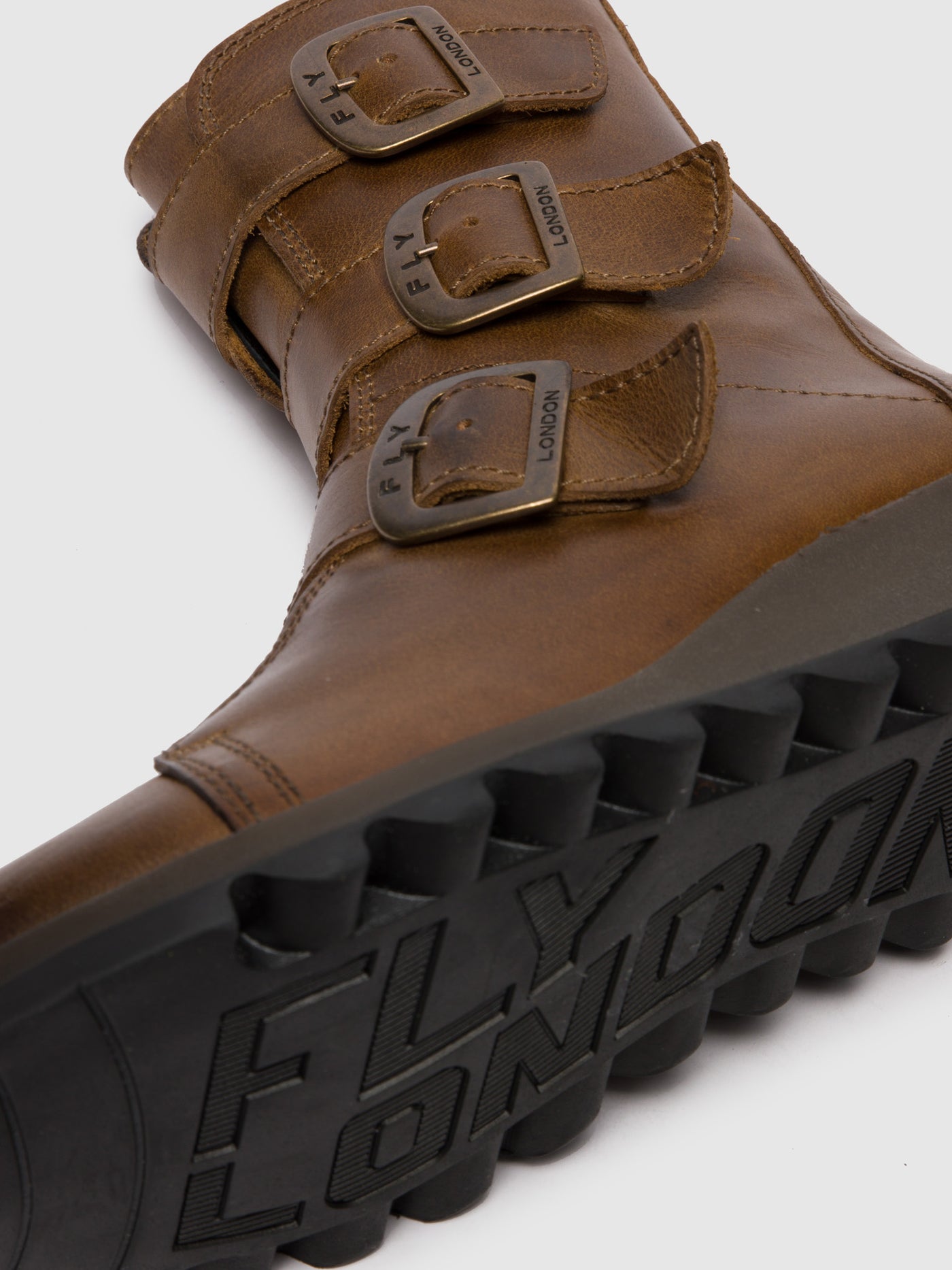 Rug Camel Fly London Buckle Boots Women's Ankle Boots | 341682HQO