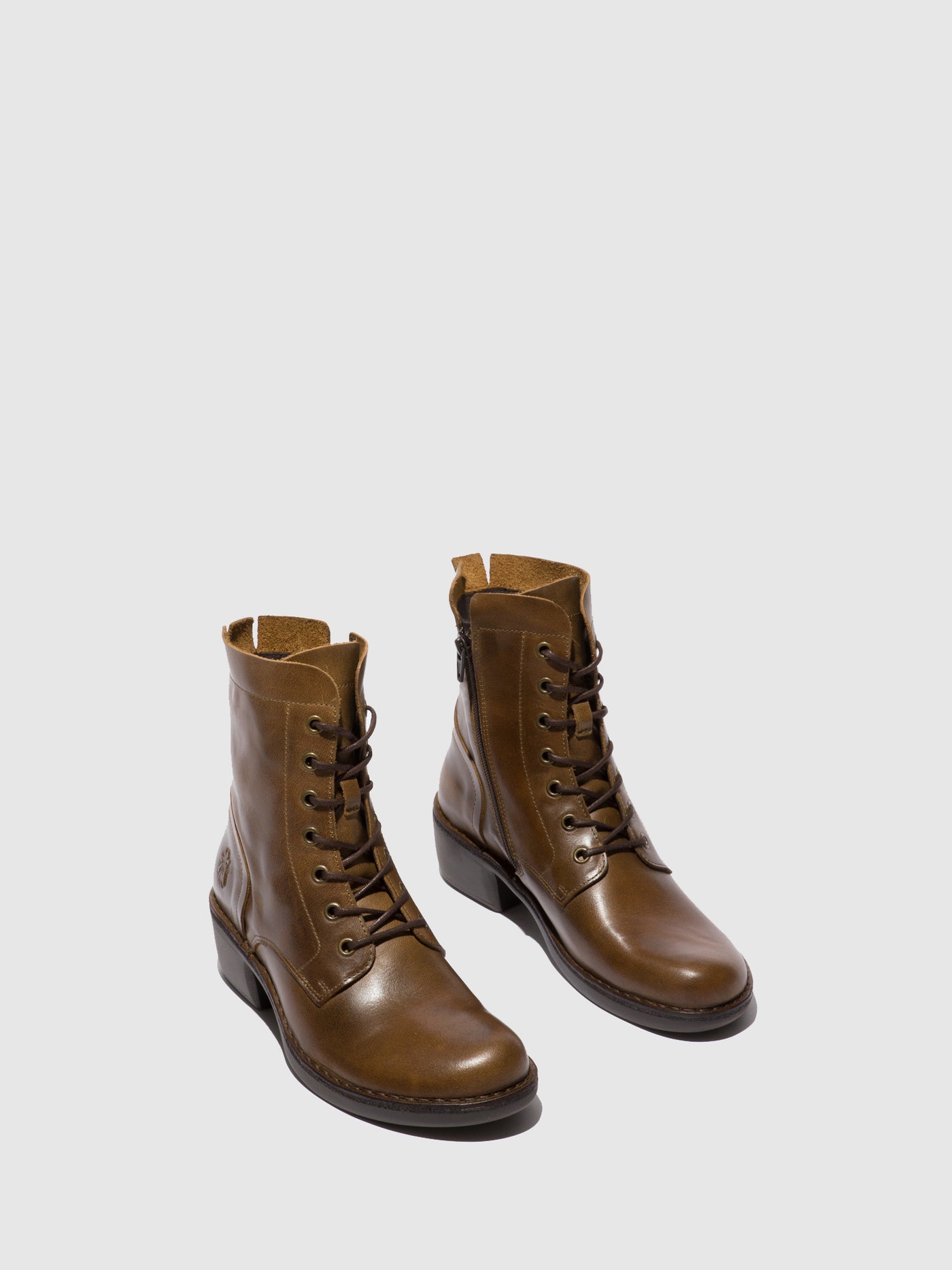 Rug Camel Fly London Lace-up Boots Women's Ankle Boots | 127038QLI