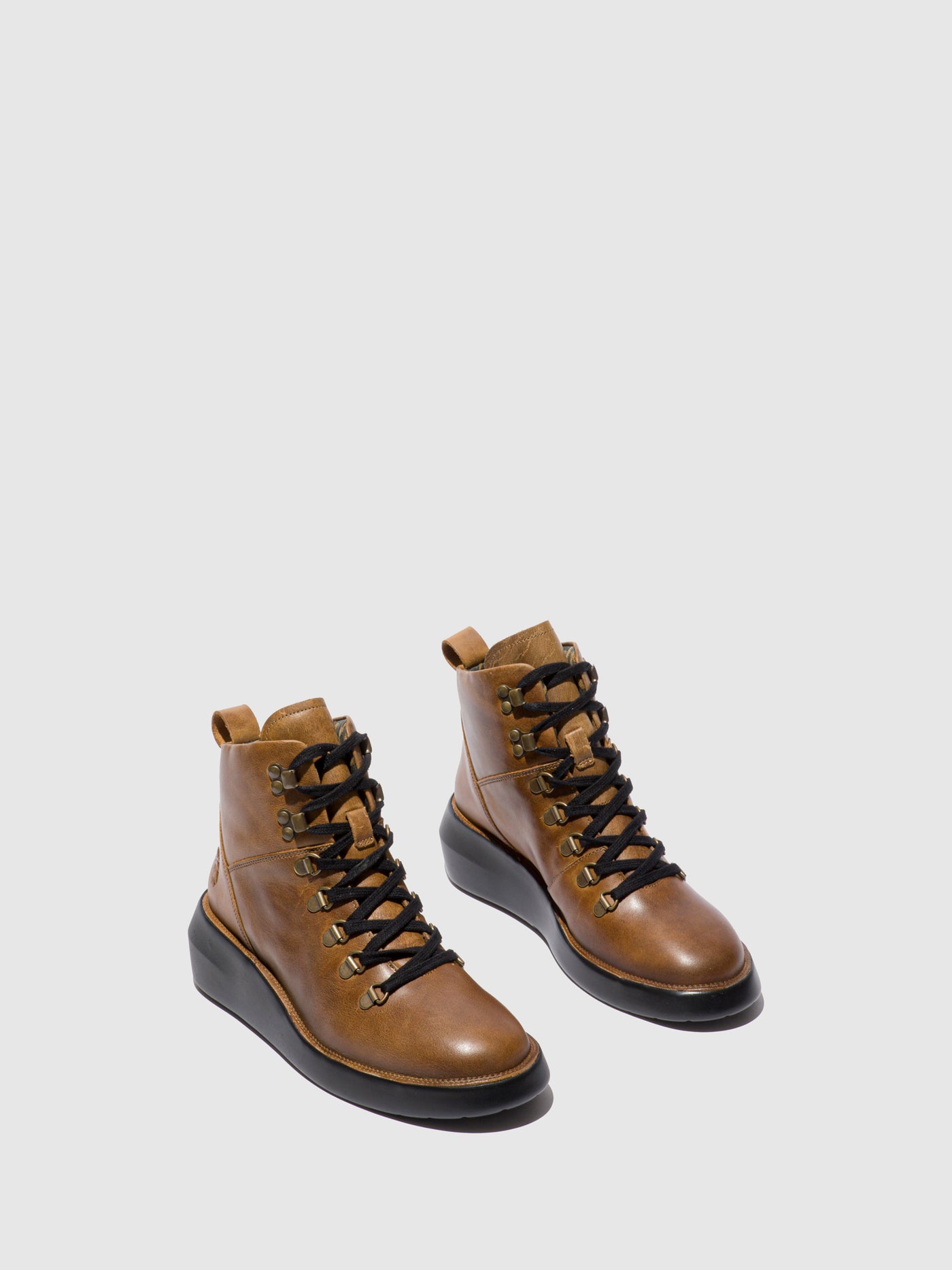 Rug Camel Fly London Lace-up Boots Women's Ankle Boots | 392560TZN
