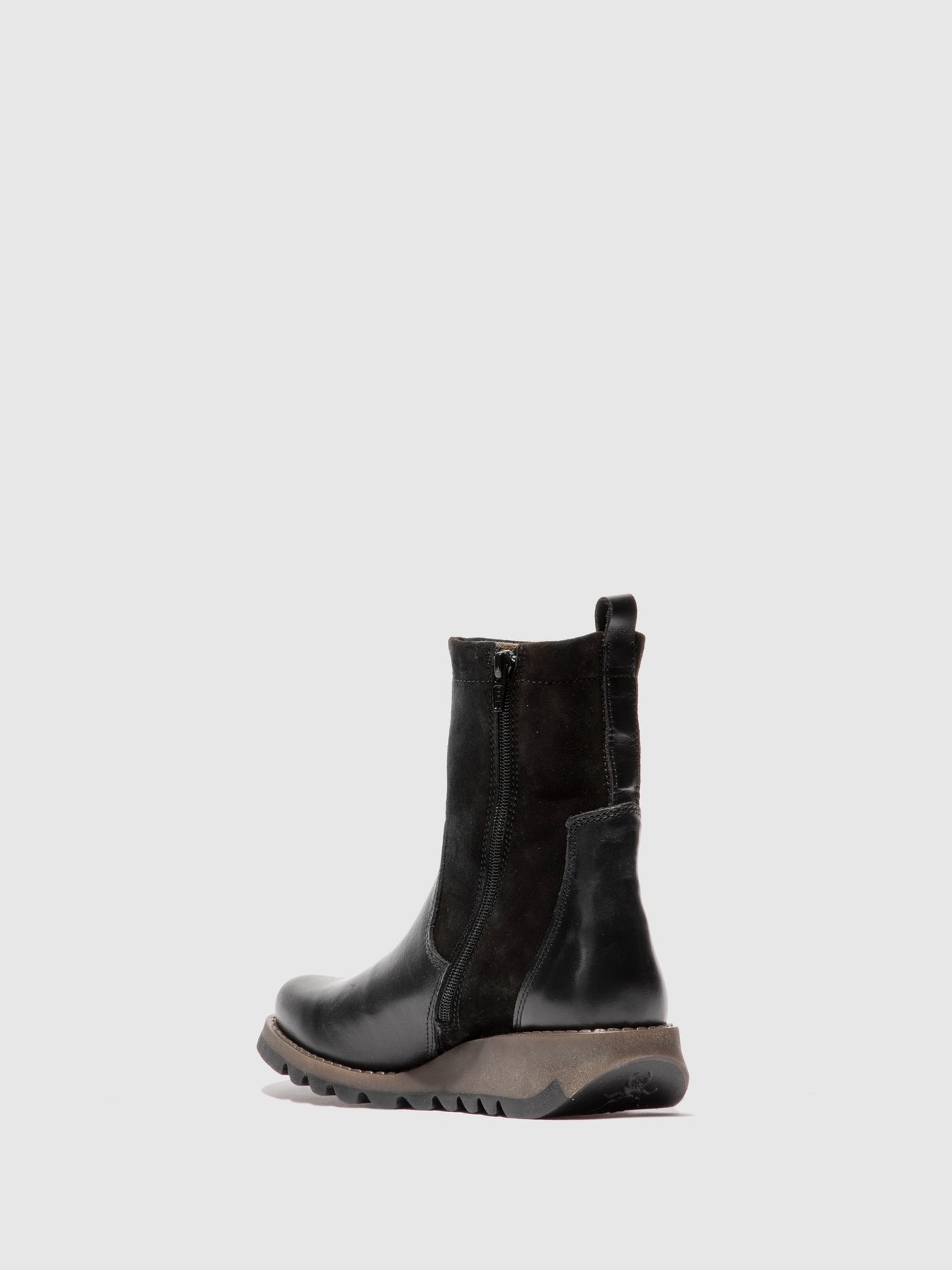 Rug/Oilsuede Black Fly London Zip Up Boots Women's Boots | 135608DBO