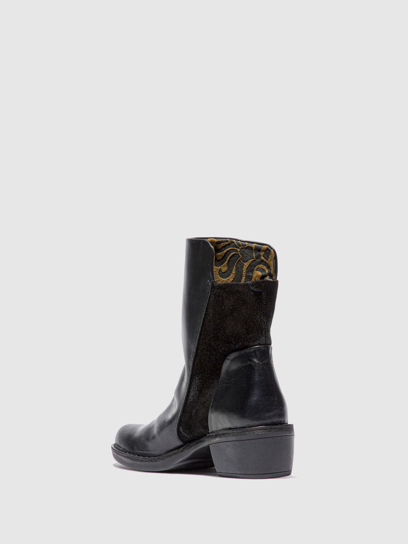 Rug/Oilsuede Black Fly London Zip Up Boots Women's Ankle Boots | 625409IMZ