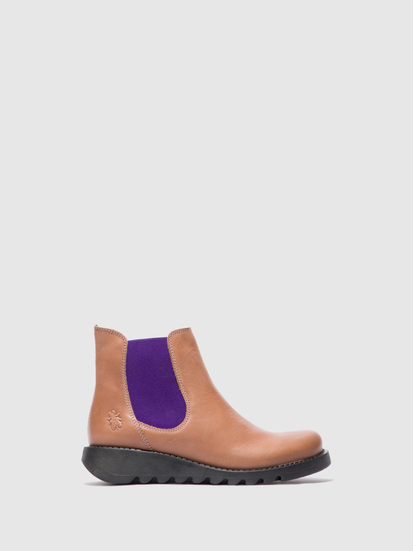 Rug Rose (Violet Elastic) Fly London Chelsea Boots Women\'s Ankle Boots | 083195GEH