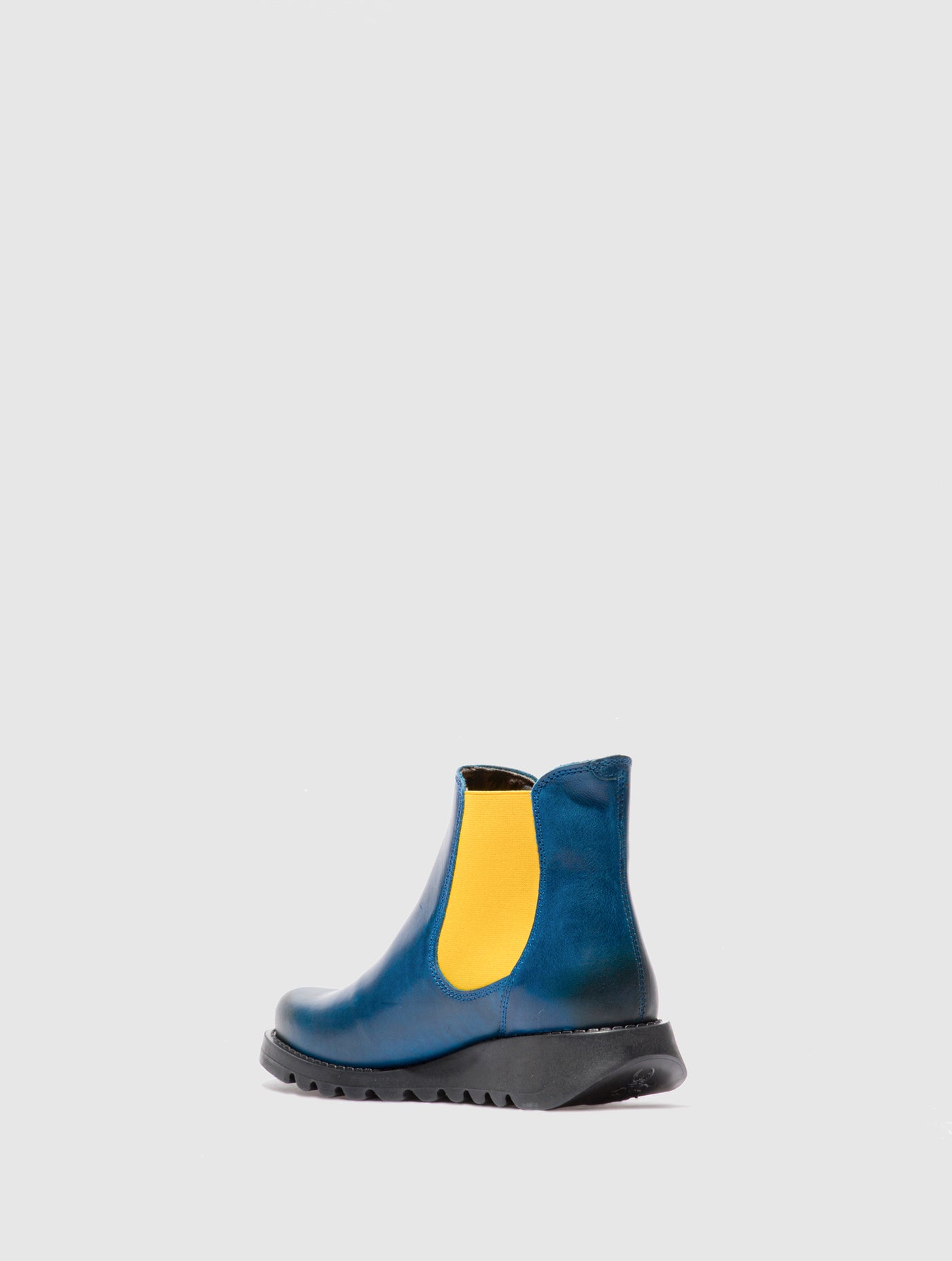 Rug Royal Blue (Mustard Elastic) Fly London Chelsea Boots Women's Ankle Boots | 089372TJK
