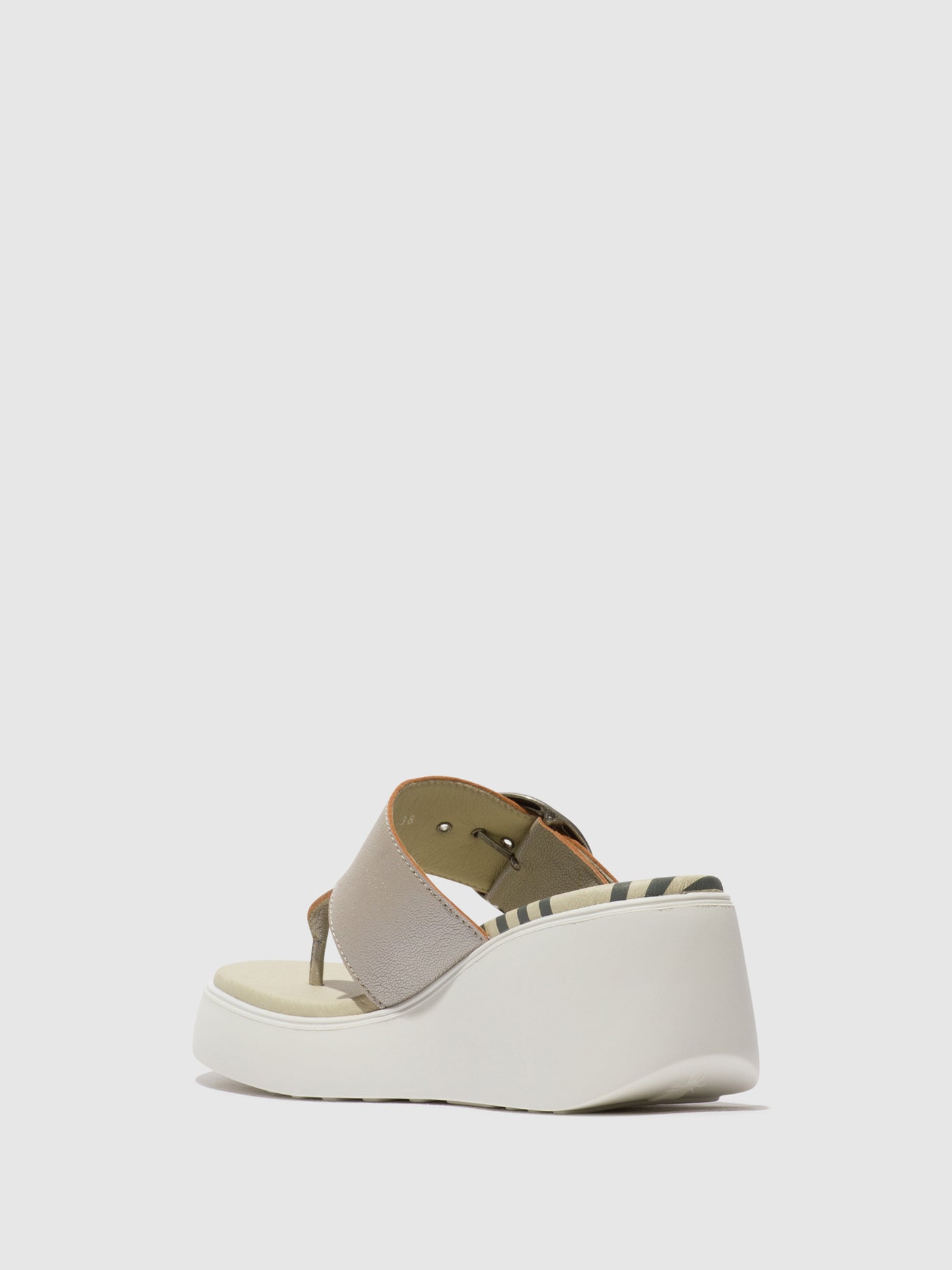 Silver Fly London Buckle Women's Mules | 687451NQR