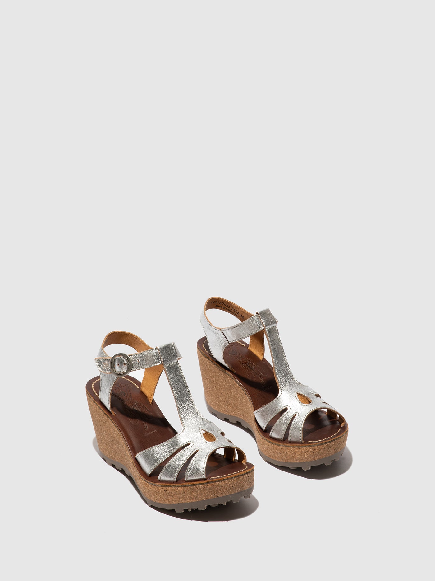 Silver Fly London T-Strap Sandals Women's Sandals | 512376UGZ