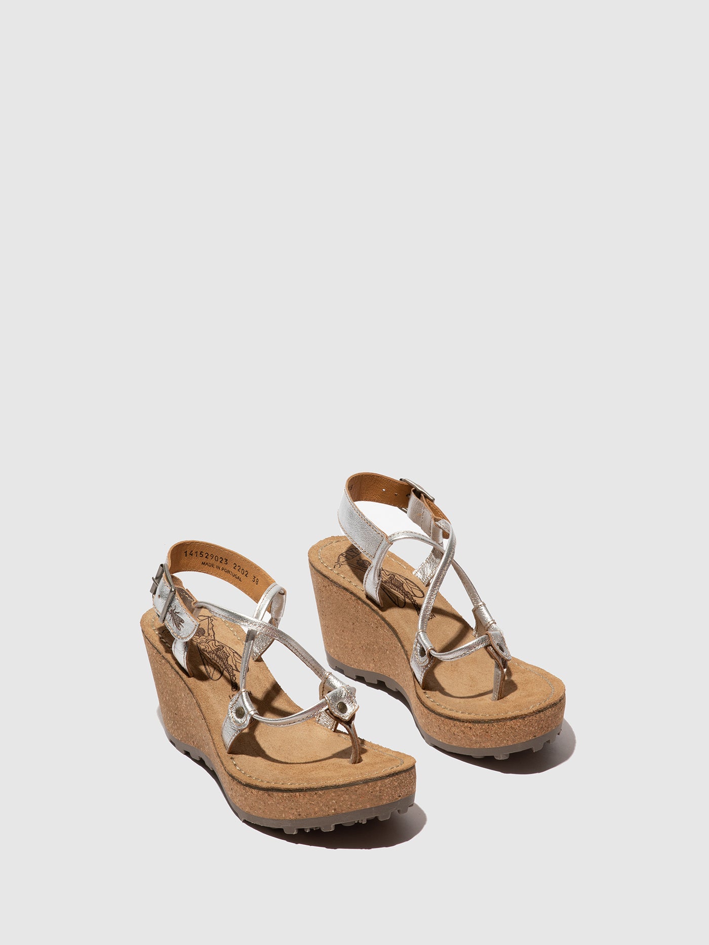 Silver Fly London T-Strap Sandals Women's Sandals | 927054TXZ