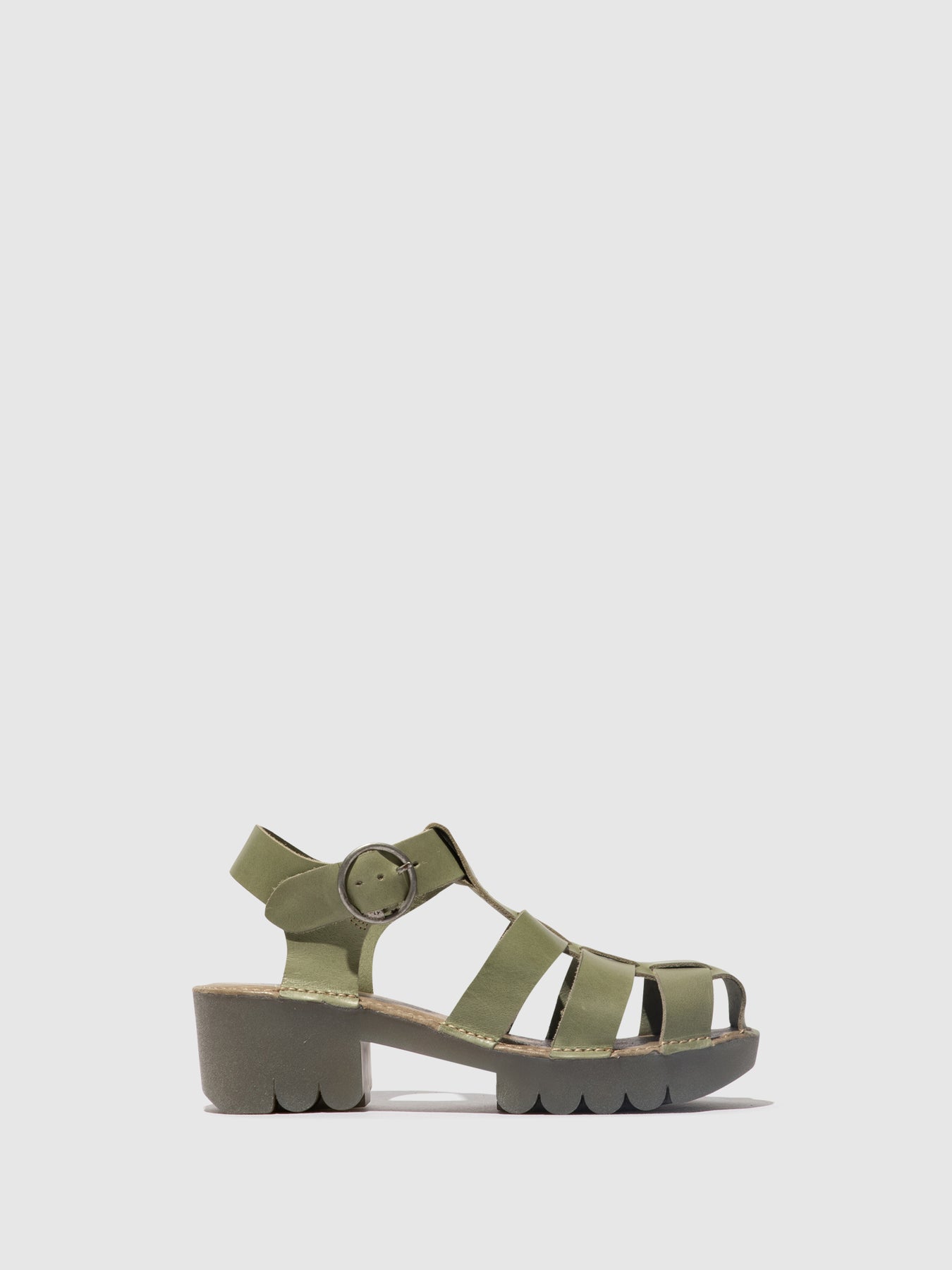 Smog Fly London T-Strap Sandals Women\'s Sandals | 210859FSQ