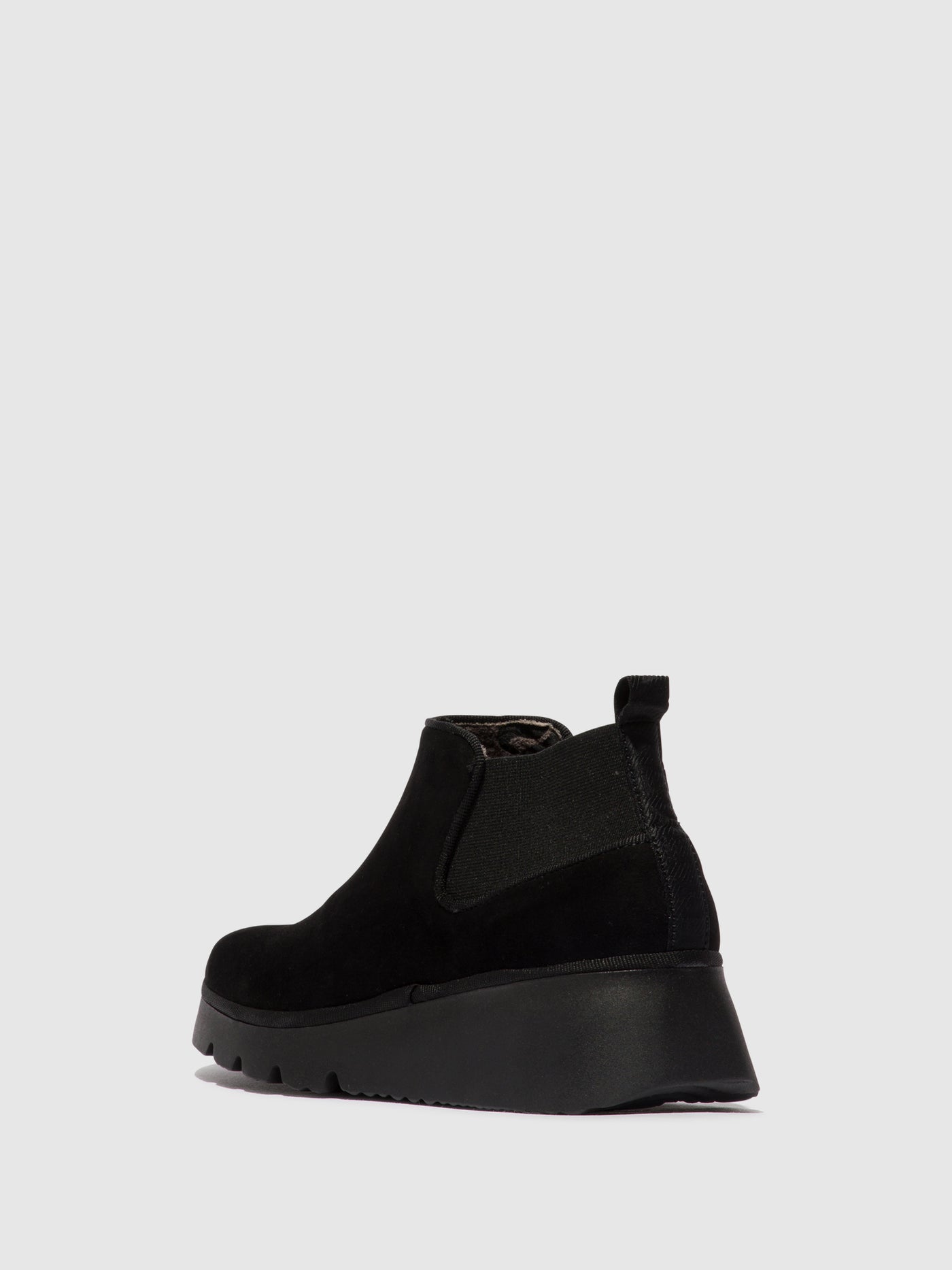 Suede Black Fly London Elasticated Women's Ankle Boots | 759641HDO