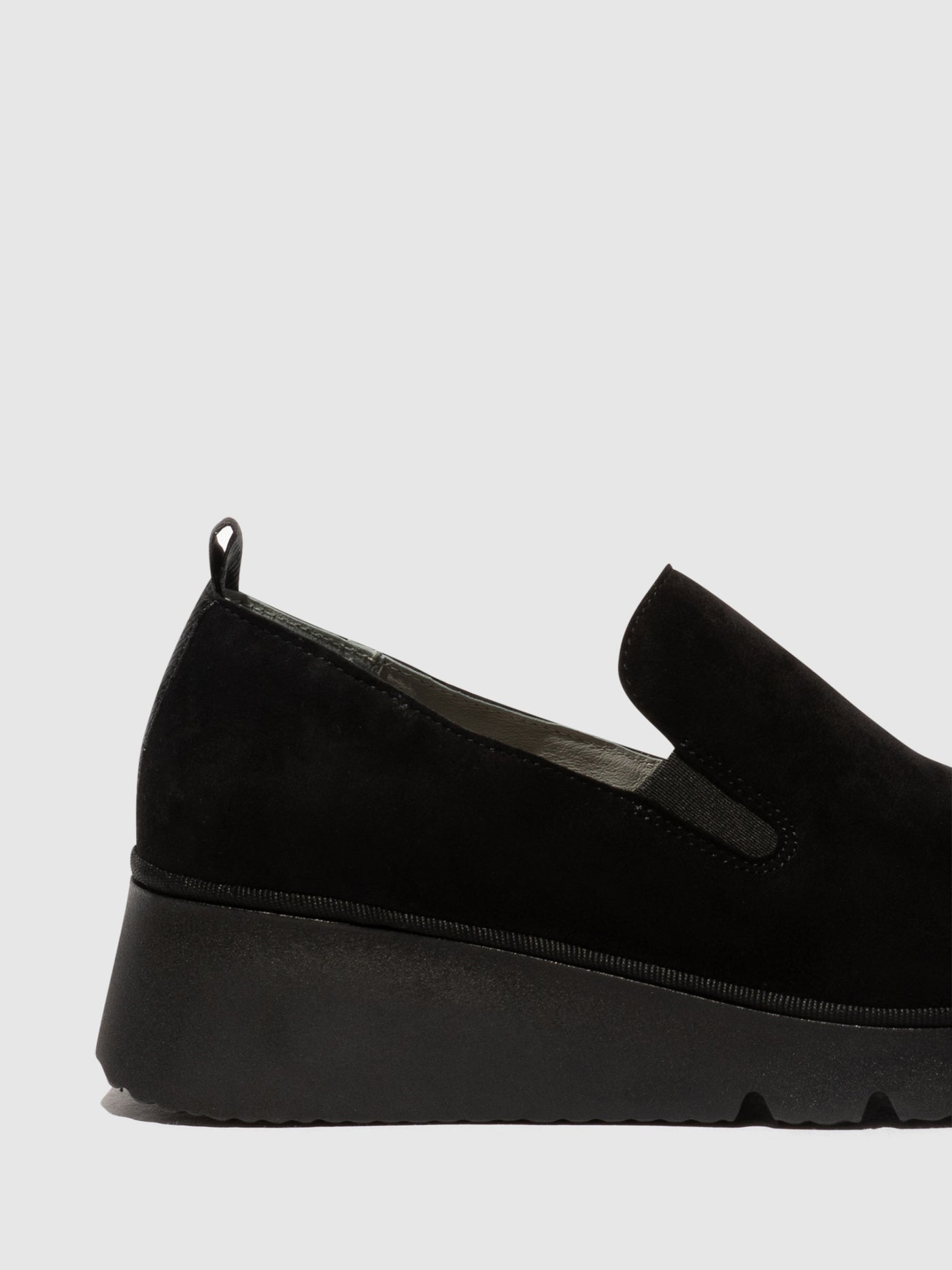 Suede Black Fly London Slip-on Shoes Women's Slip on | 592078JFK