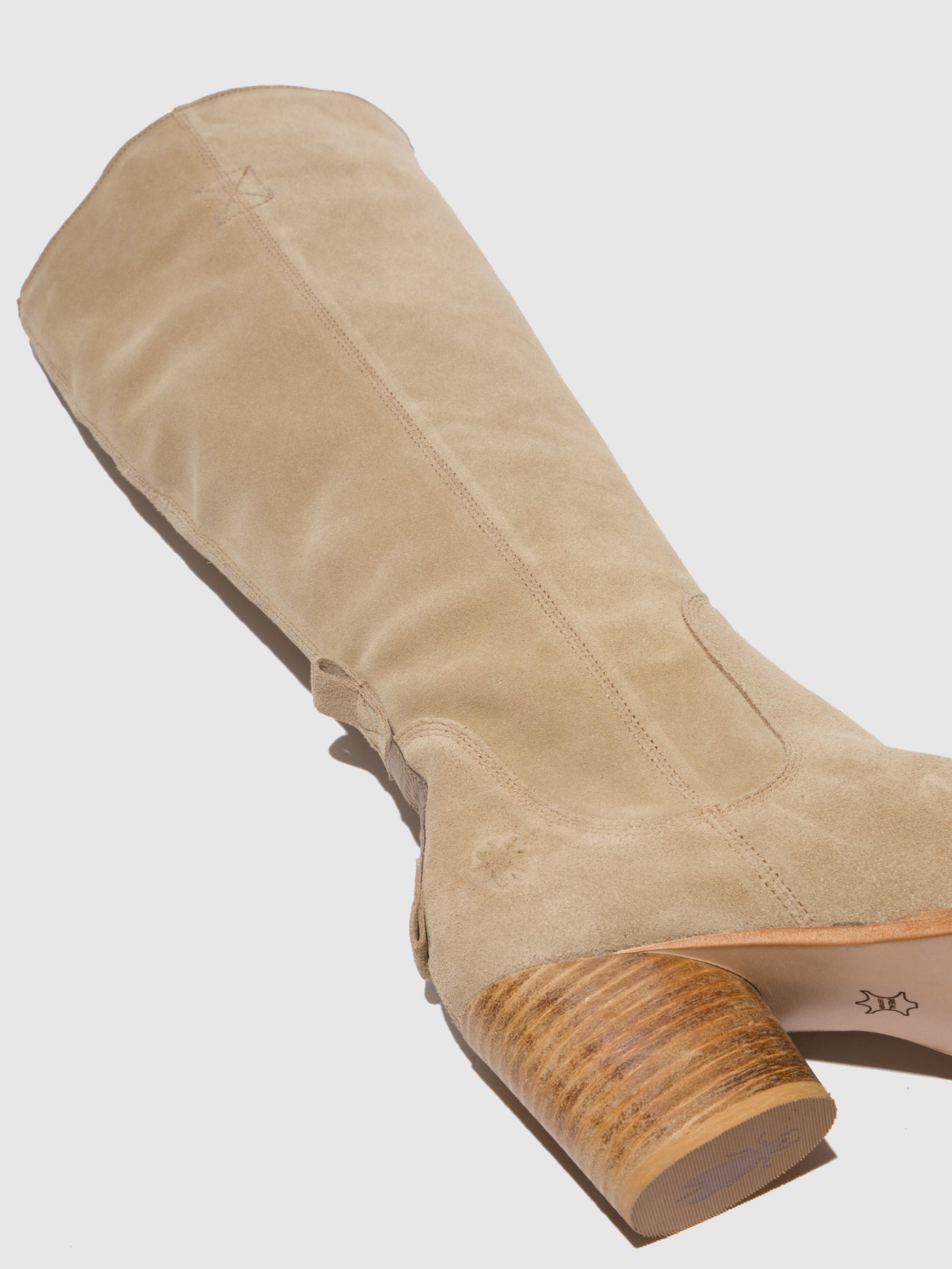 Suede Creme Fly London Zip Up Boots Women's Boots | 952471LYK