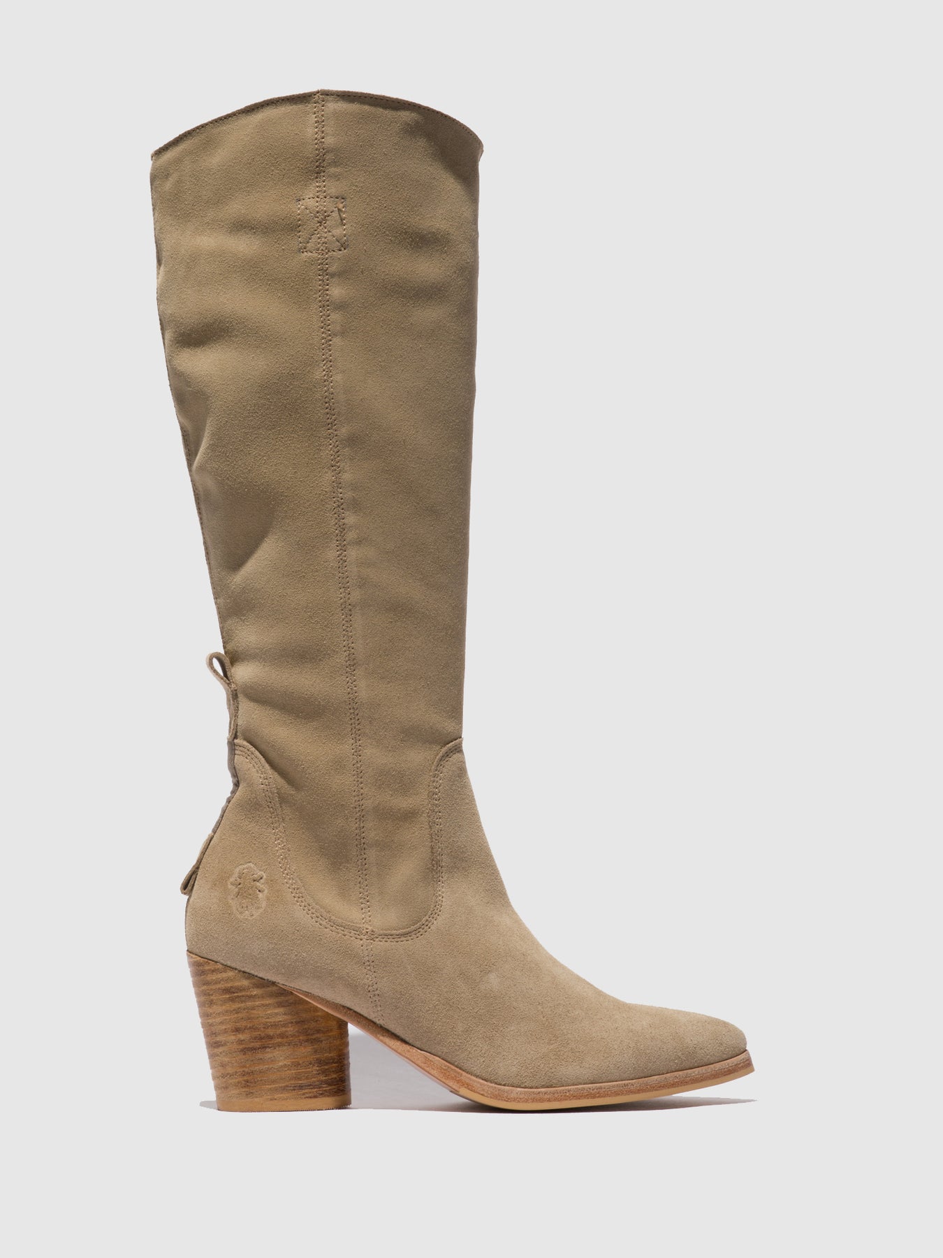 Suede Creme Fly London Zip Up Boots Women\'s Boots | 952471LYK