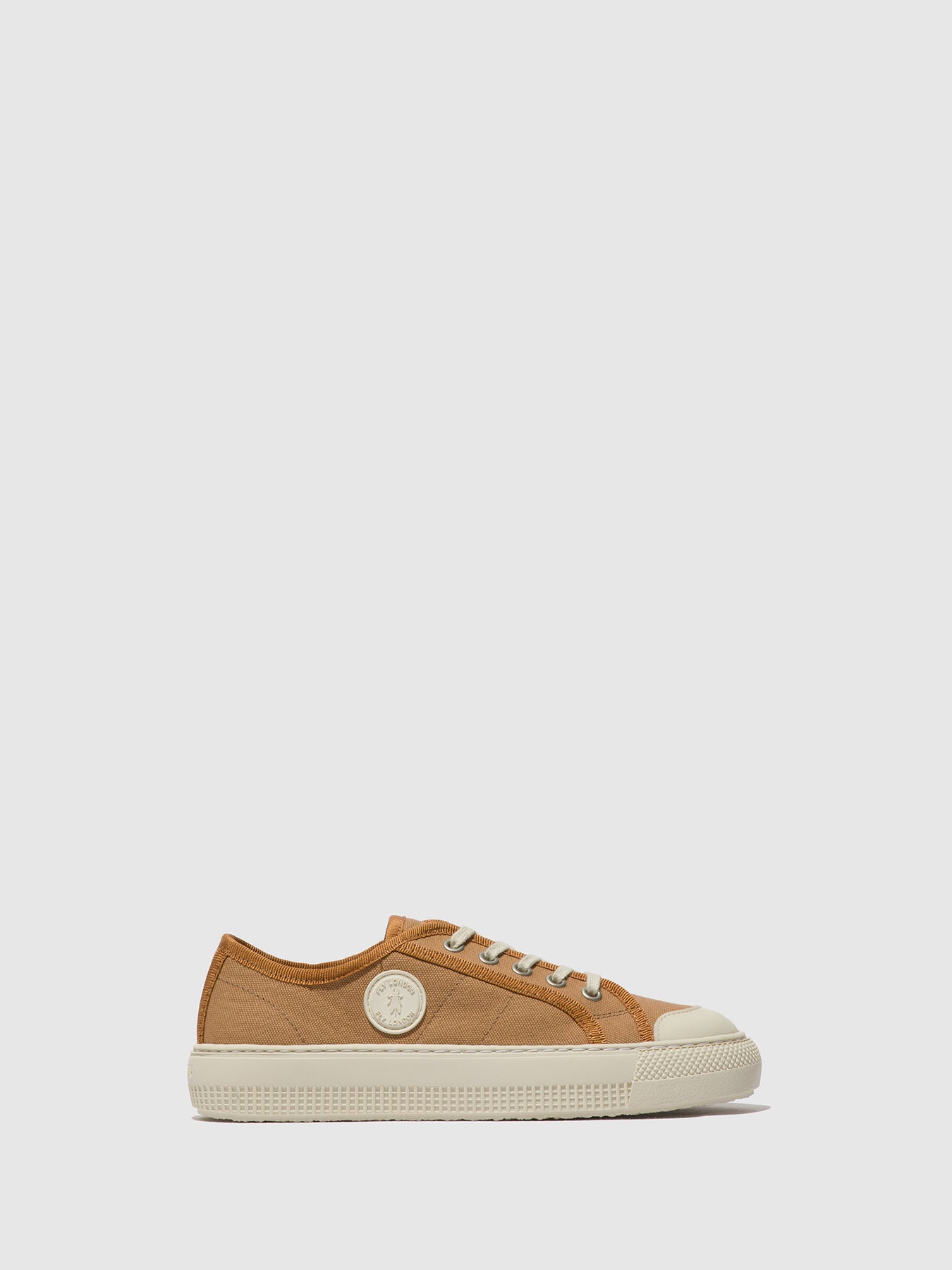 Taupe Fly London Lace-up Men\'s Sneakers | 241608IHN