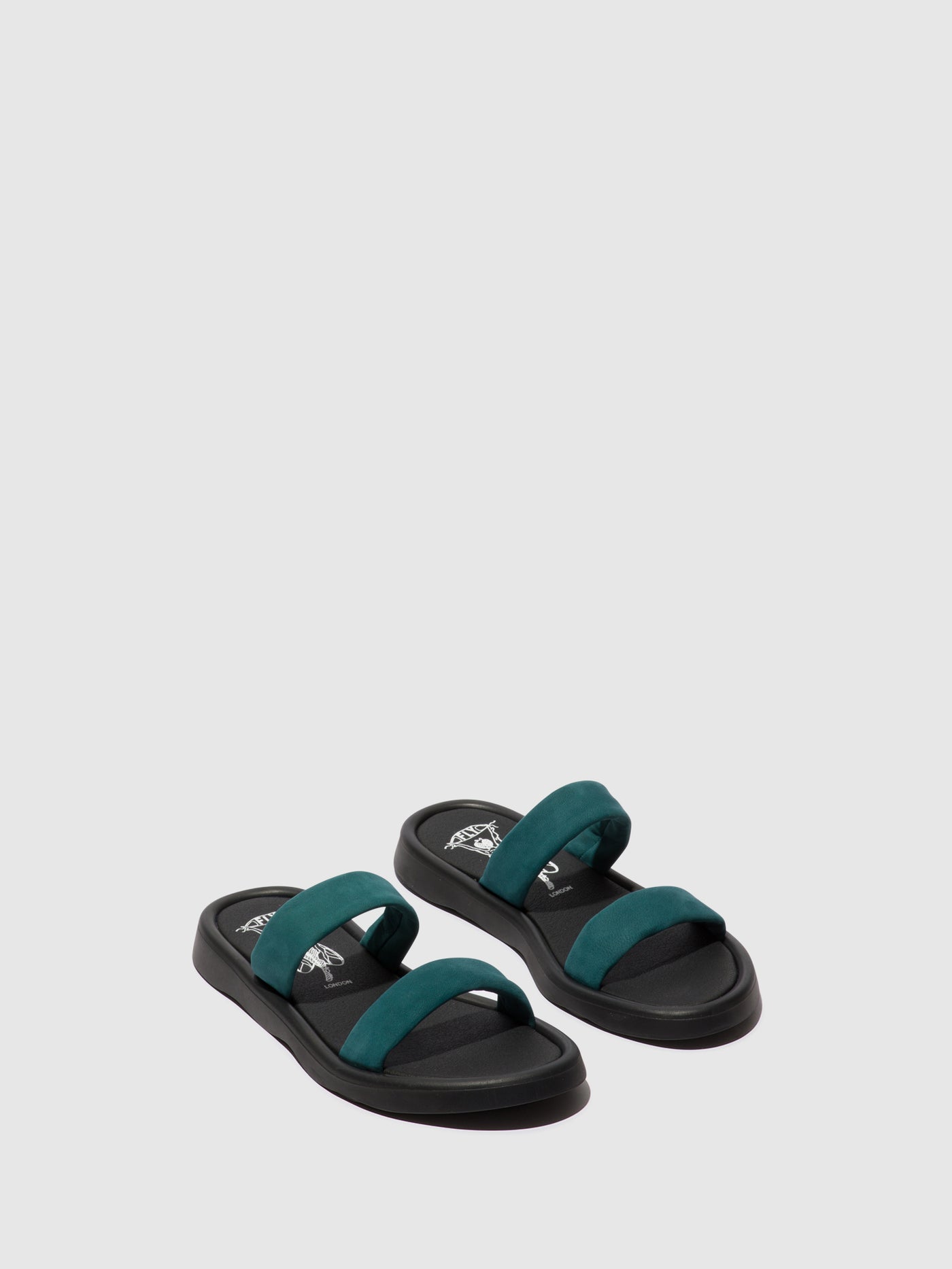 Teal Fly London Flat Sandals Women's Sandals | 593604AZN