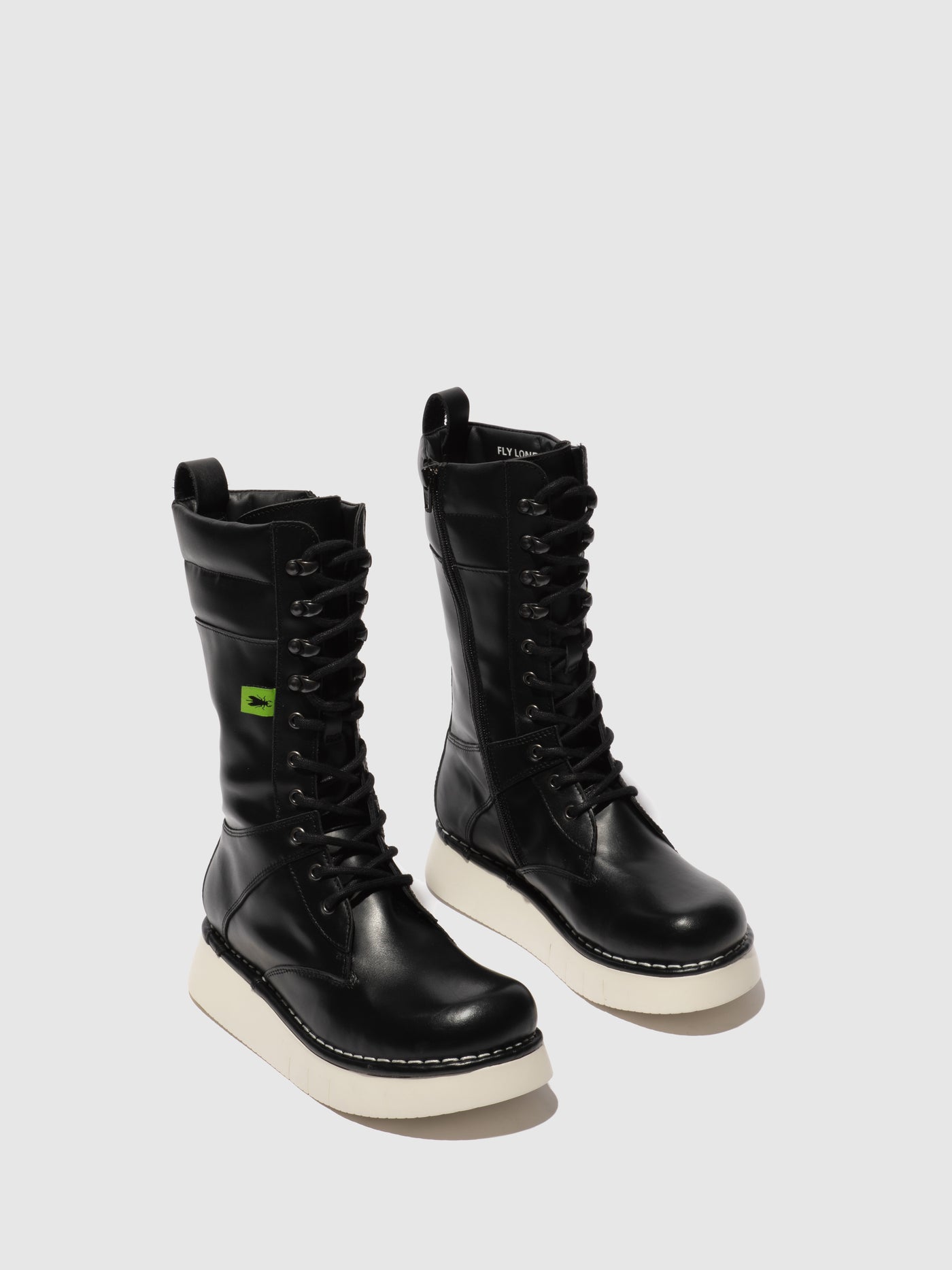 Tunder Black Fly London Lace-up Boots Women's Boots | 892716OAR