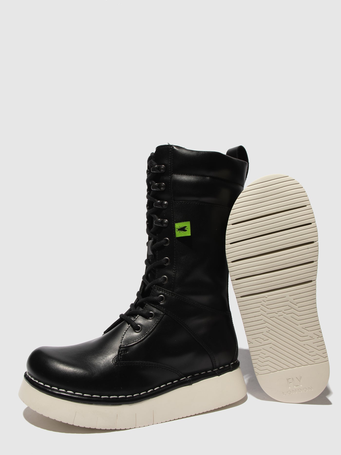 Tunder Black Fly London Lace-up Boots Women's Boots | 892716OAR