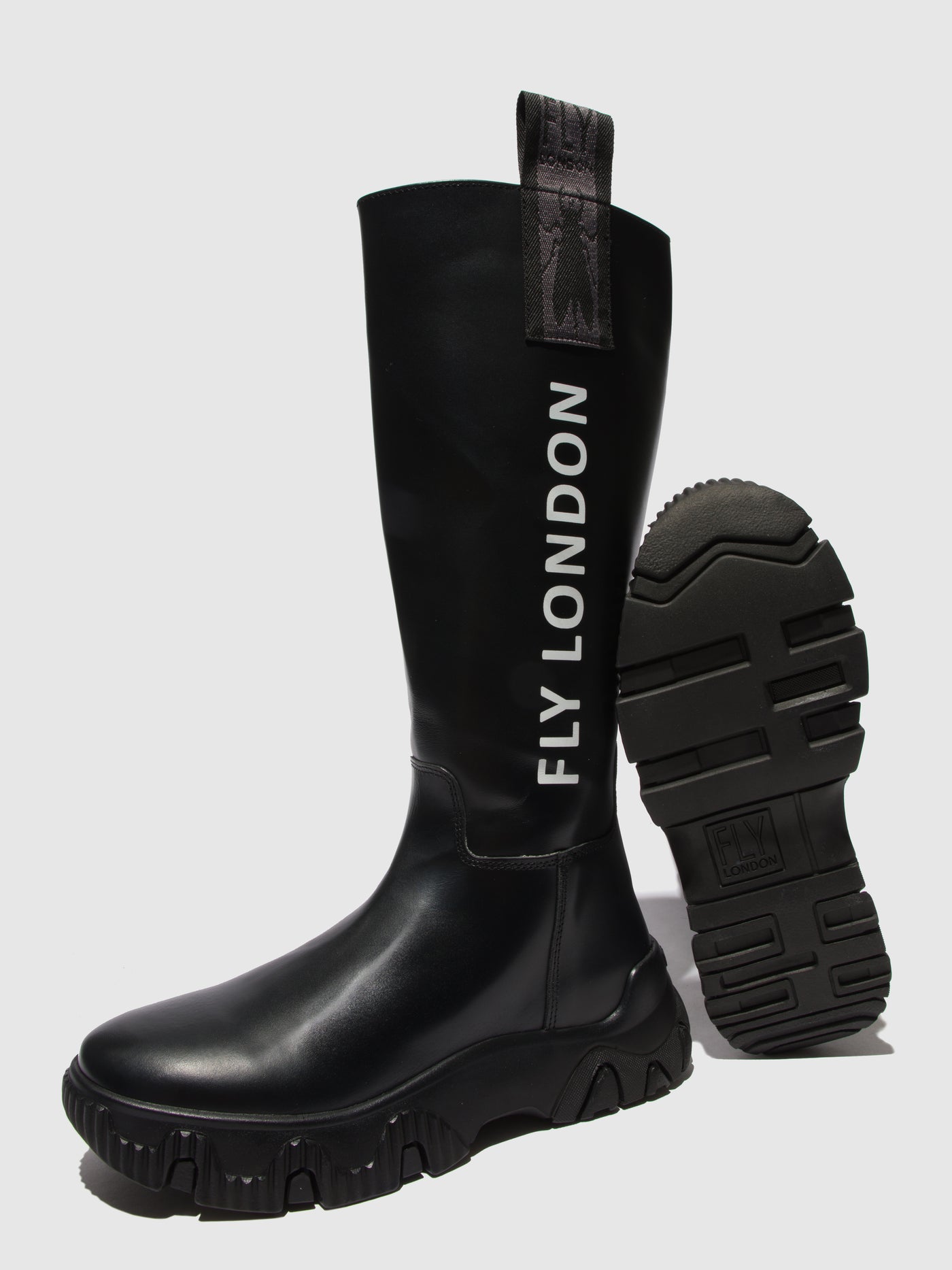 Tunder Black Fly London Zip Up Boots Women's Boots | 423169XKA