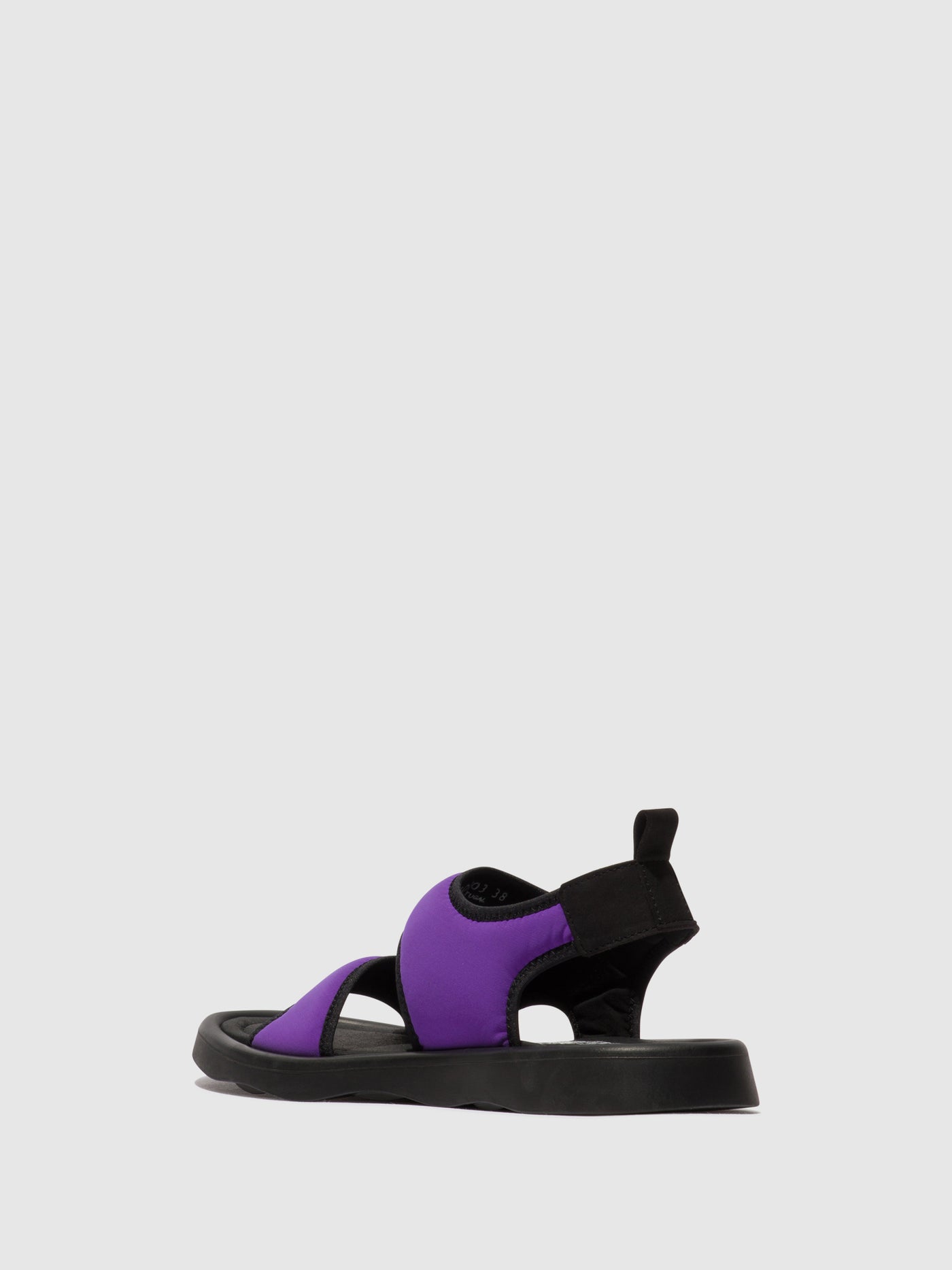 Viola/Black Fly London Sling-Back Sandals Women's Sandals | 842160BNI
