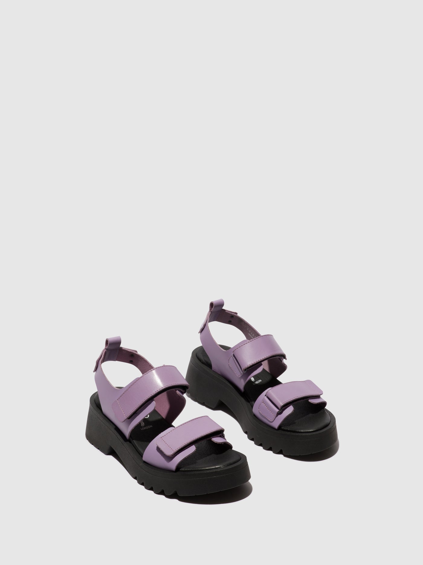Violet Fly London Velcro Women's Sandals | 260531DPQ